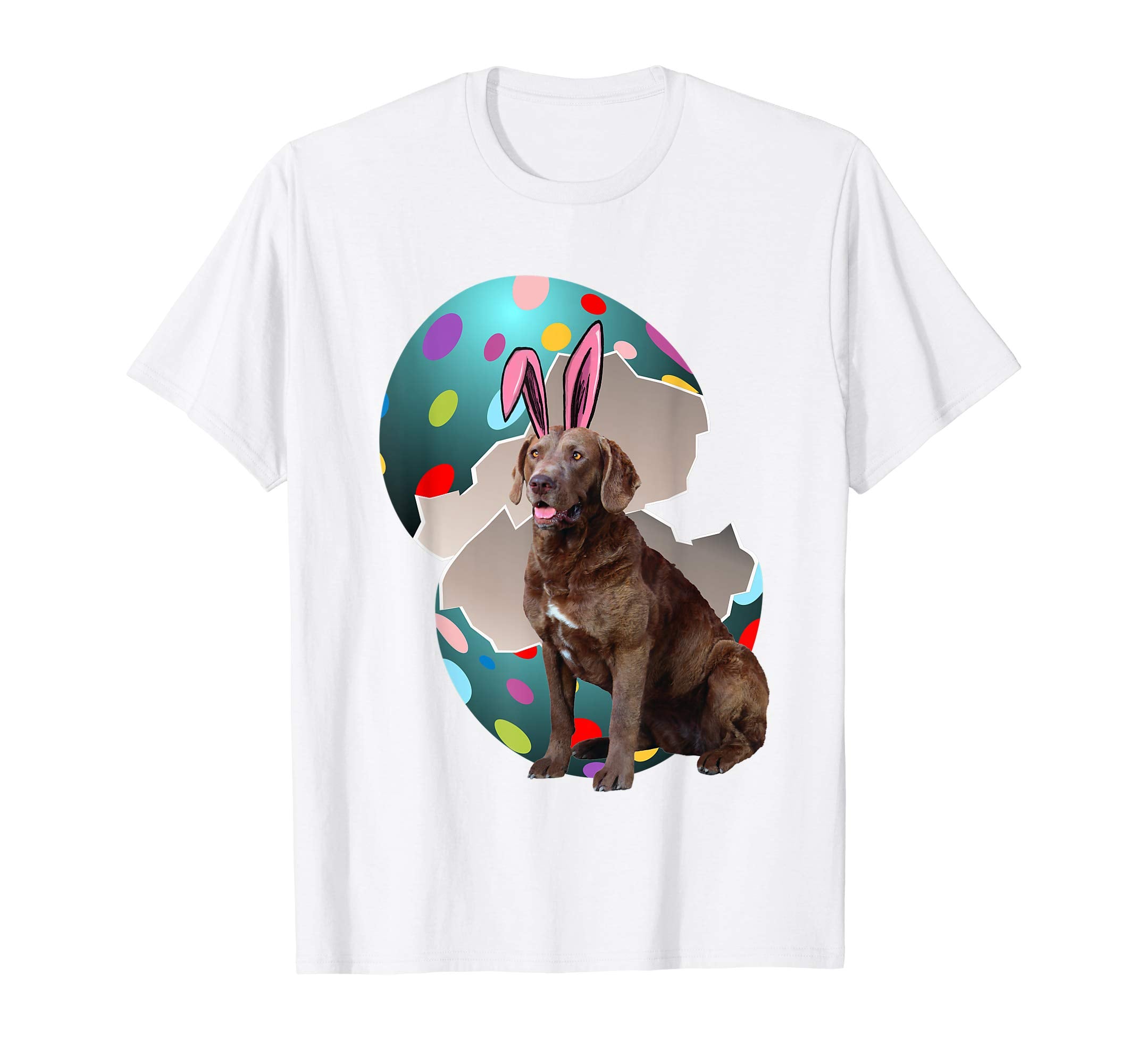 Chesapeake Bay Retriever Dad Mom Easter Day Gift T shirt