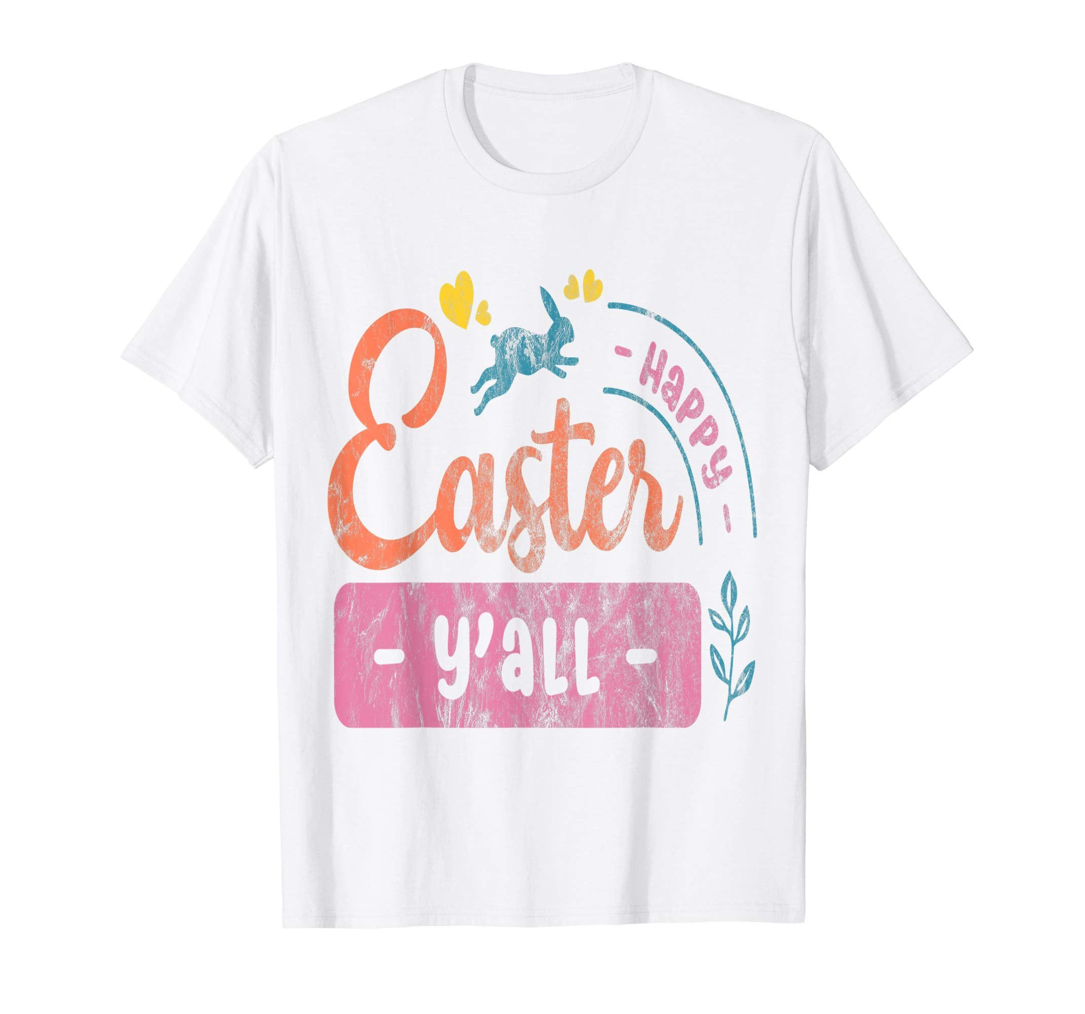 Happy Easter Y'all Bunny Easter T Shirt GIft Girls