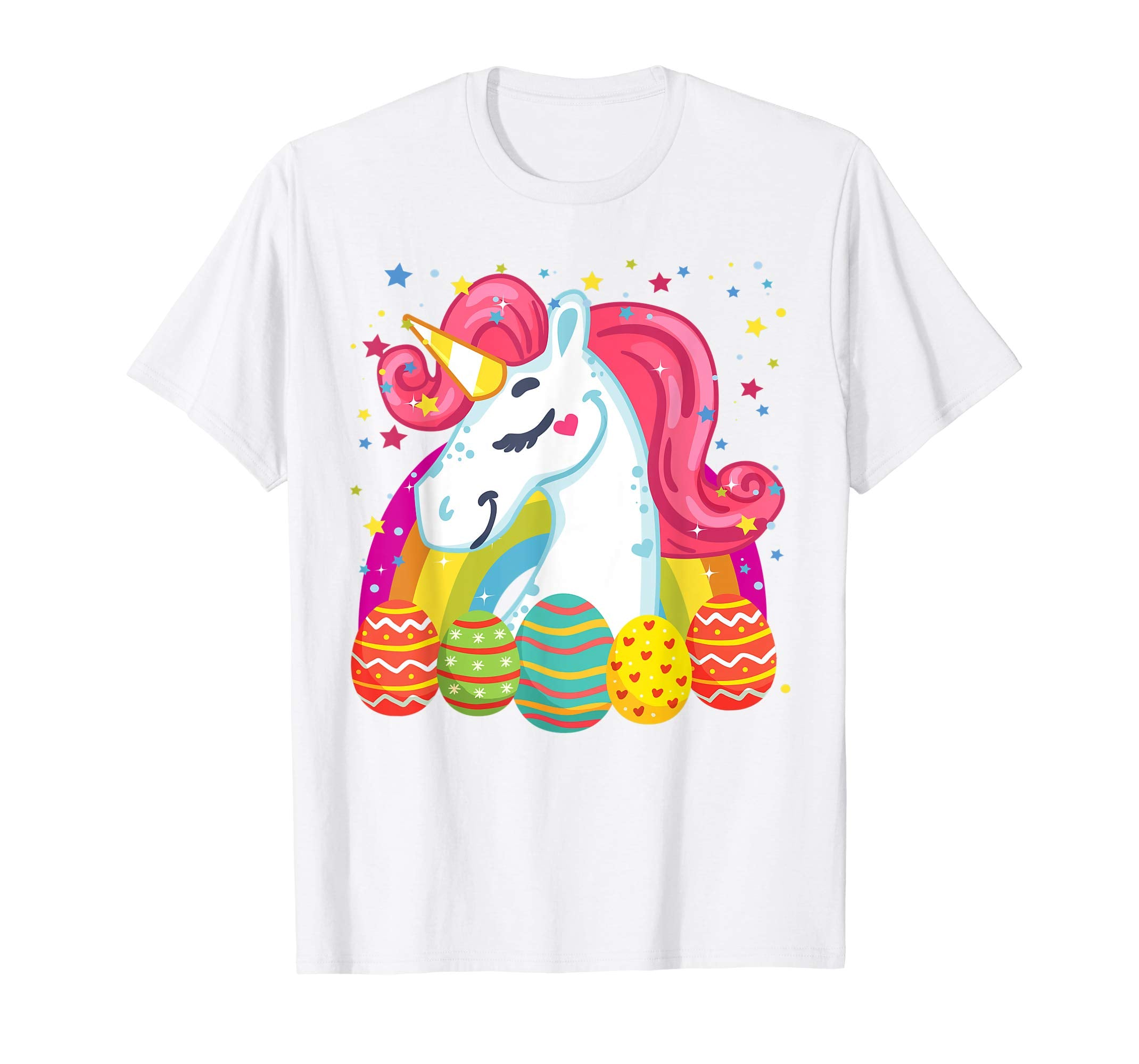 Unicorn Easter Eggs T-Shirt Gifts for Kids Boys Girls