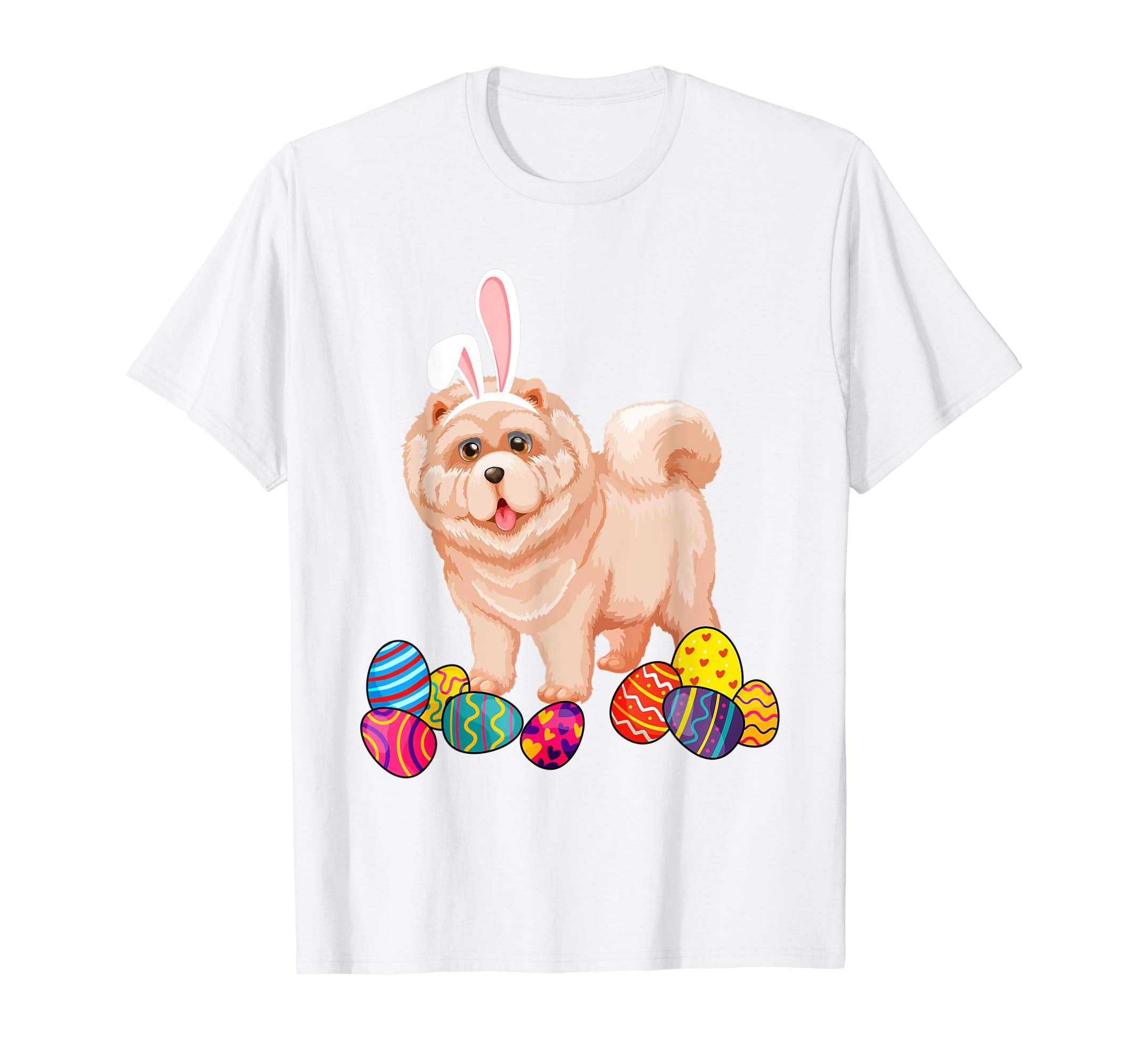 Chow Chow Bunny Ear With Egg Easter Easter Day Shirt