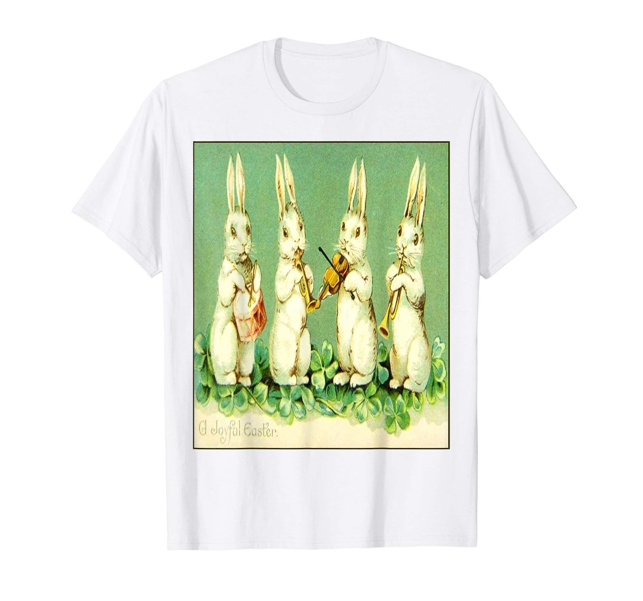 Vintage Musical Easter Bunnies Standard T Shirts