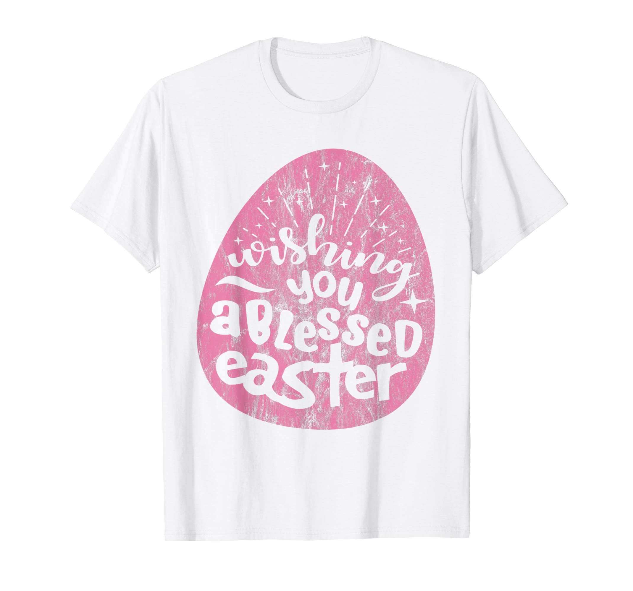 Wishing You A Blessed Easter T-Shirt Gift Women