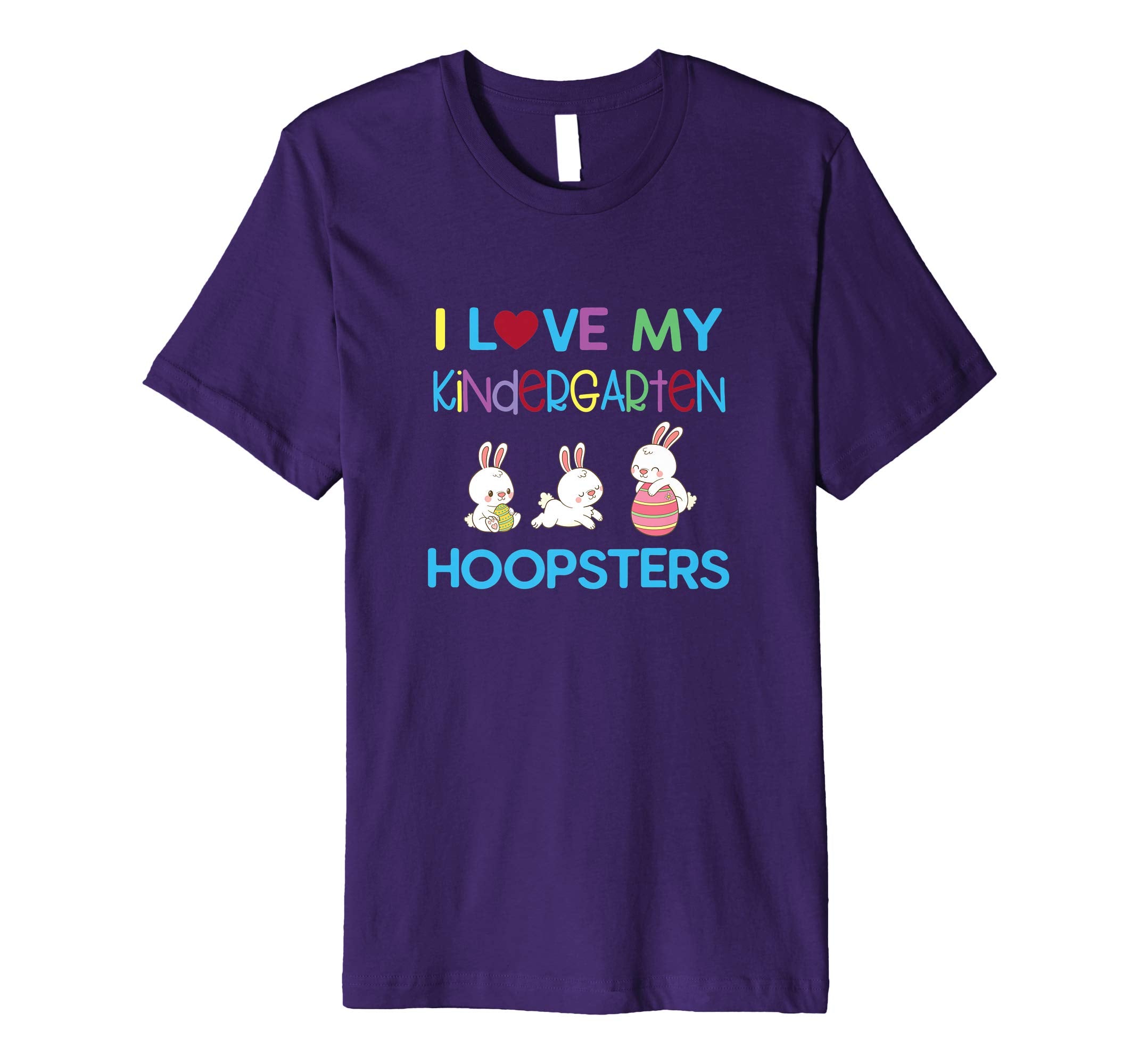 I Love My Kindergarten Hopsters Cool Easter Kids Shirt
