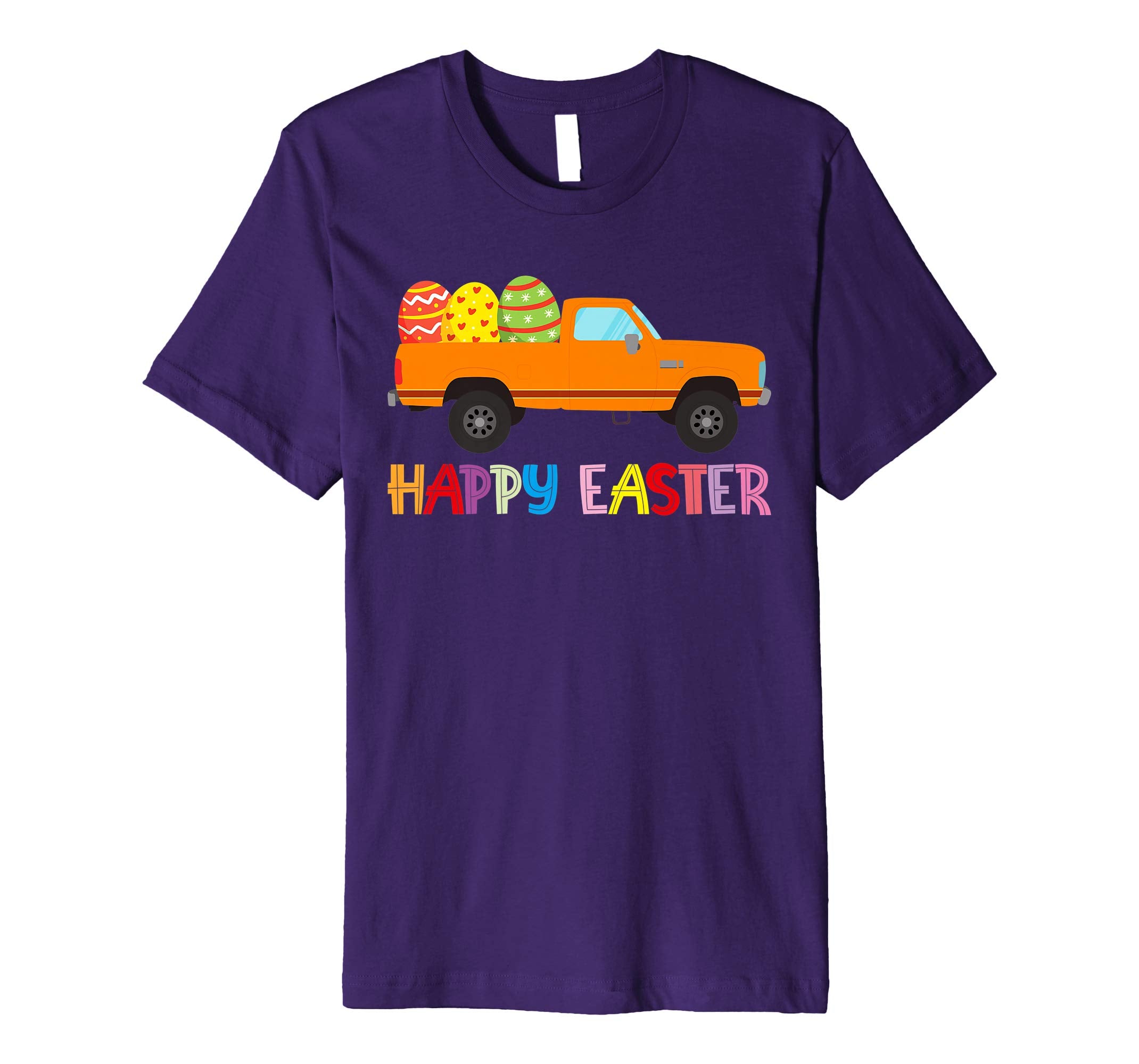 Happy Easter Truck Egg Hunt Is On Kids Boys Girls Shirt Gift