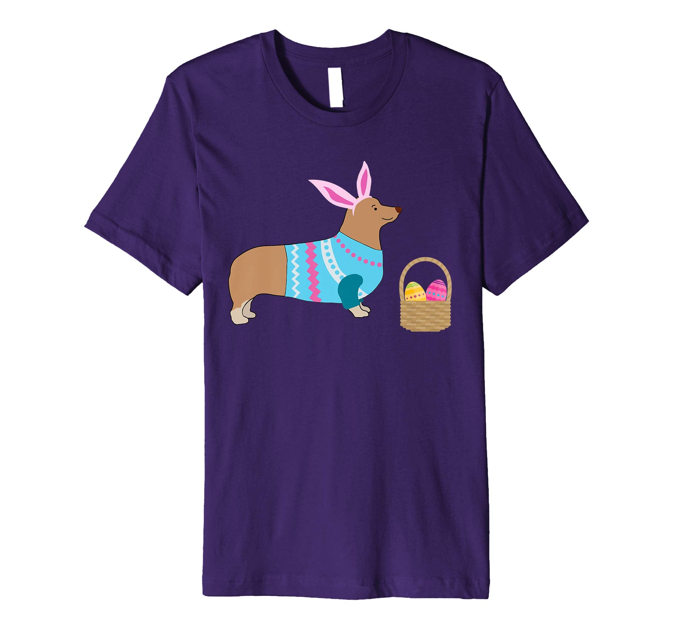 Corgi Easter T-shirt Pembroke Welsh Corgi in Dog Dress