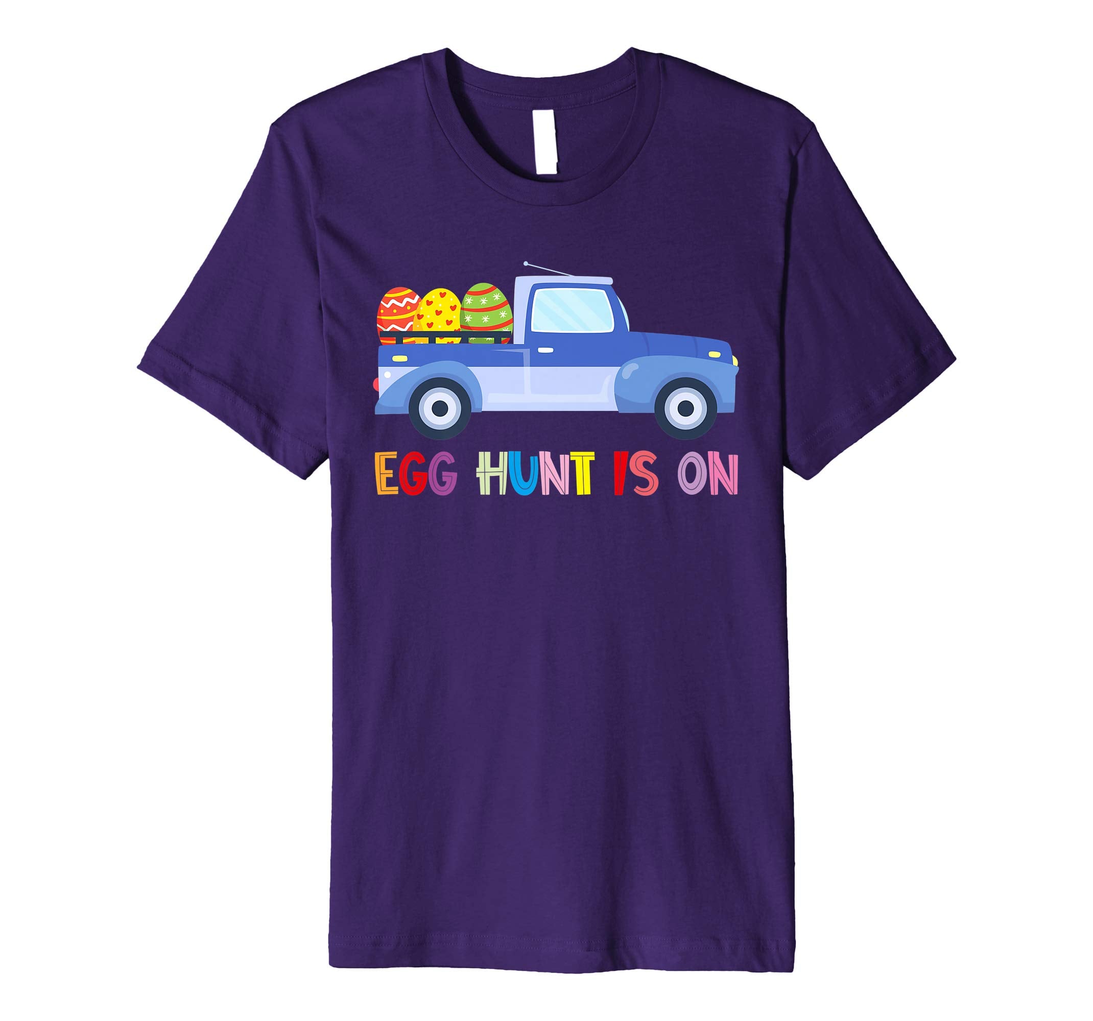 Happy Easter Truck Egg Hunt Is On Kids Boys Girls Shirt Gift