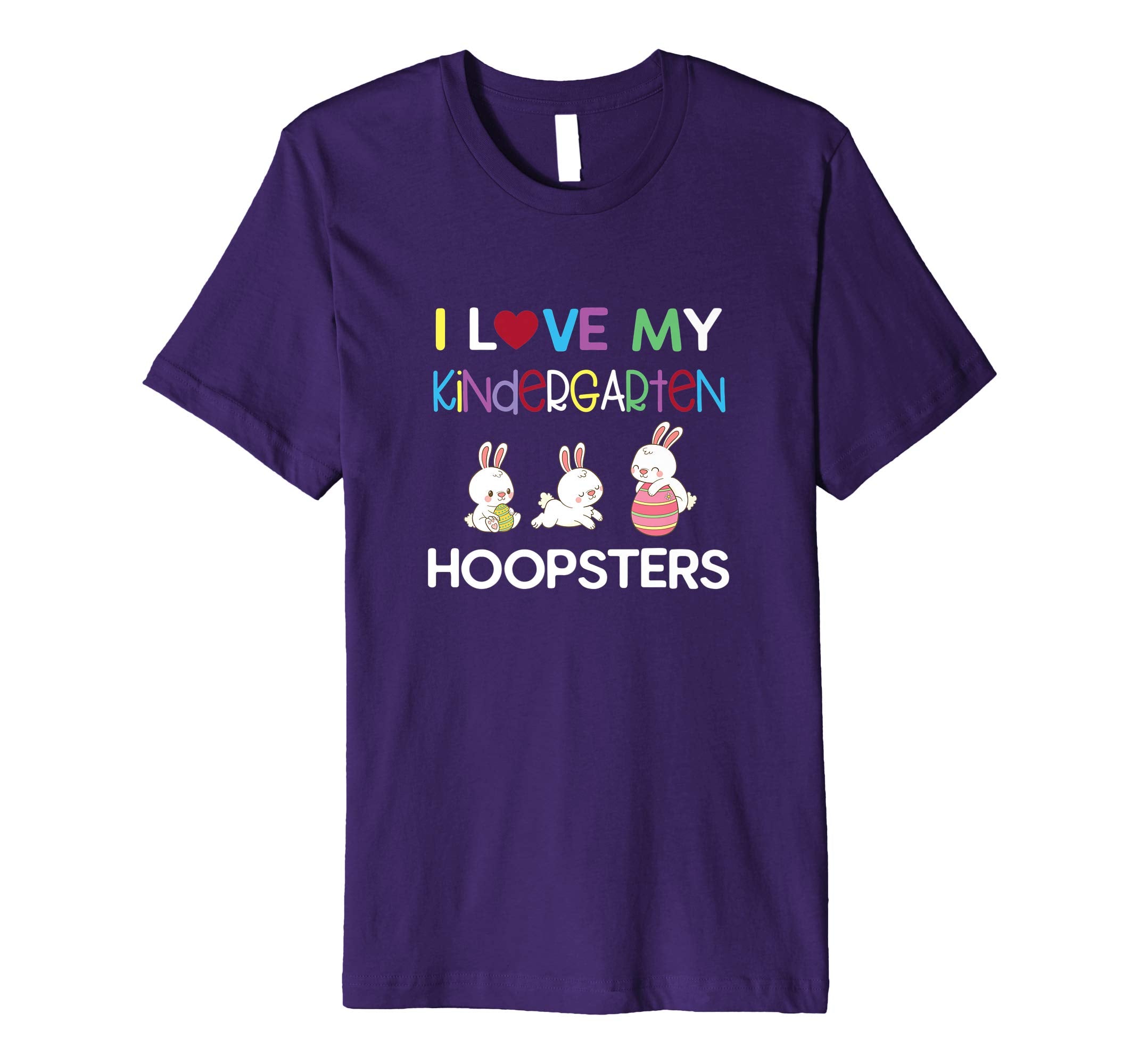 I Love My Kindergarten Hopsters Cool Easter Kids Shirt