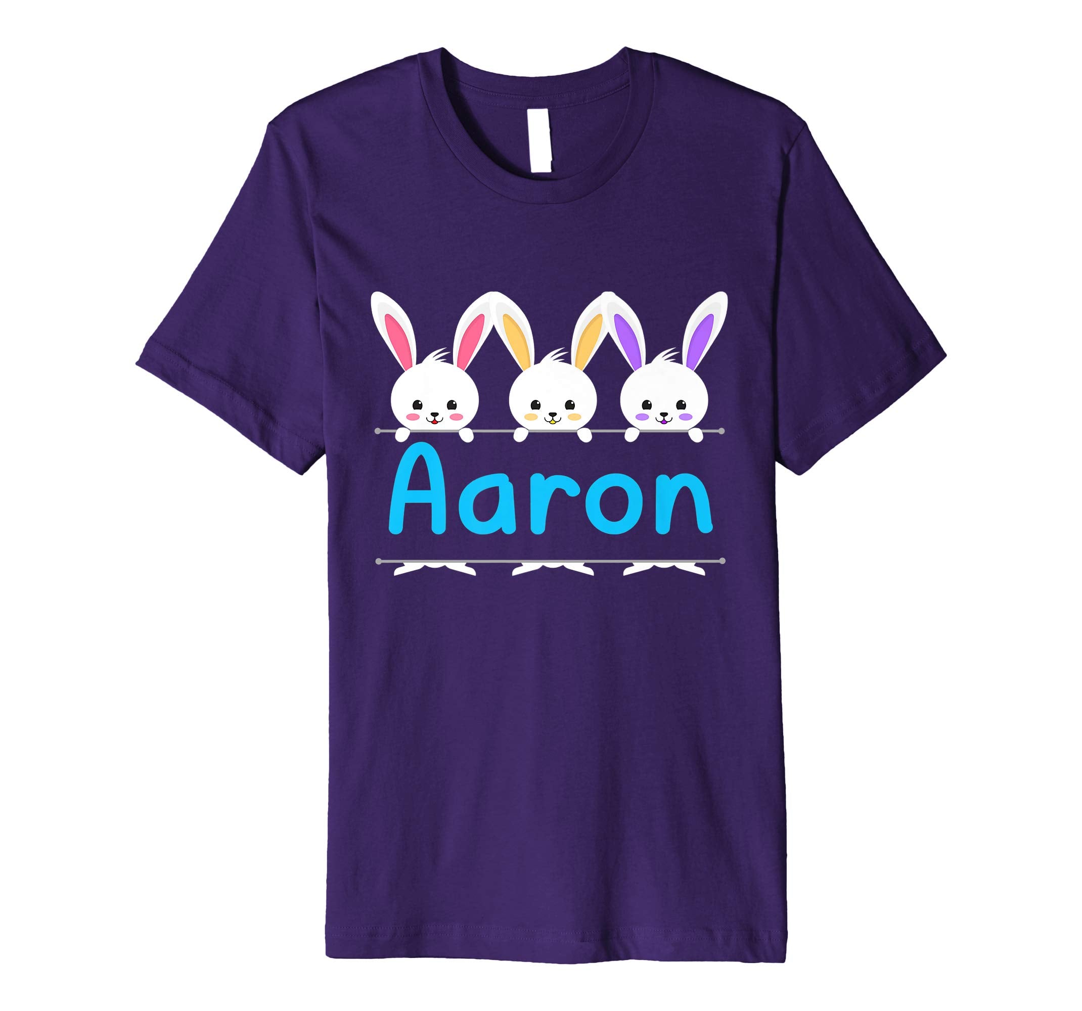 Easter day t-shirt super cute 3 Aaron Rabbits