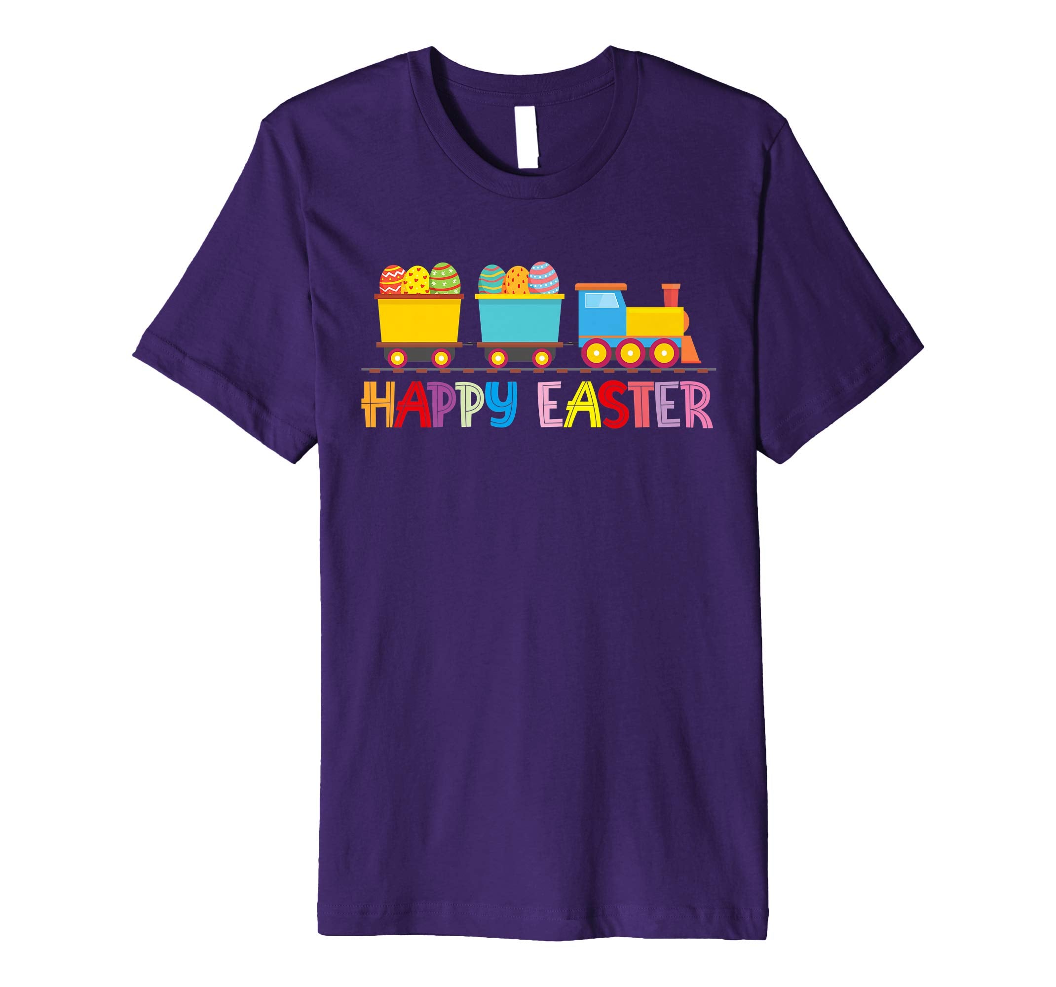 Happy Easter Train Egg Hunt Kid Boys Girls Outfit Gift Shirt