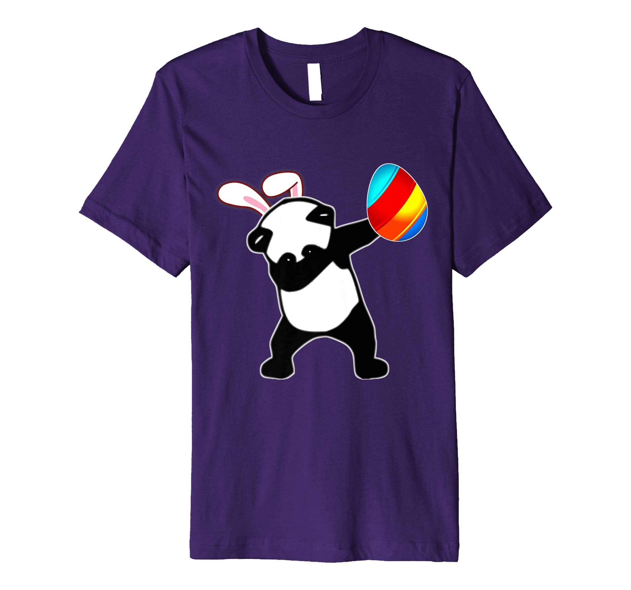 Easter Bunny Dabbing Panda Bear Tshirt Egg Ears Gift