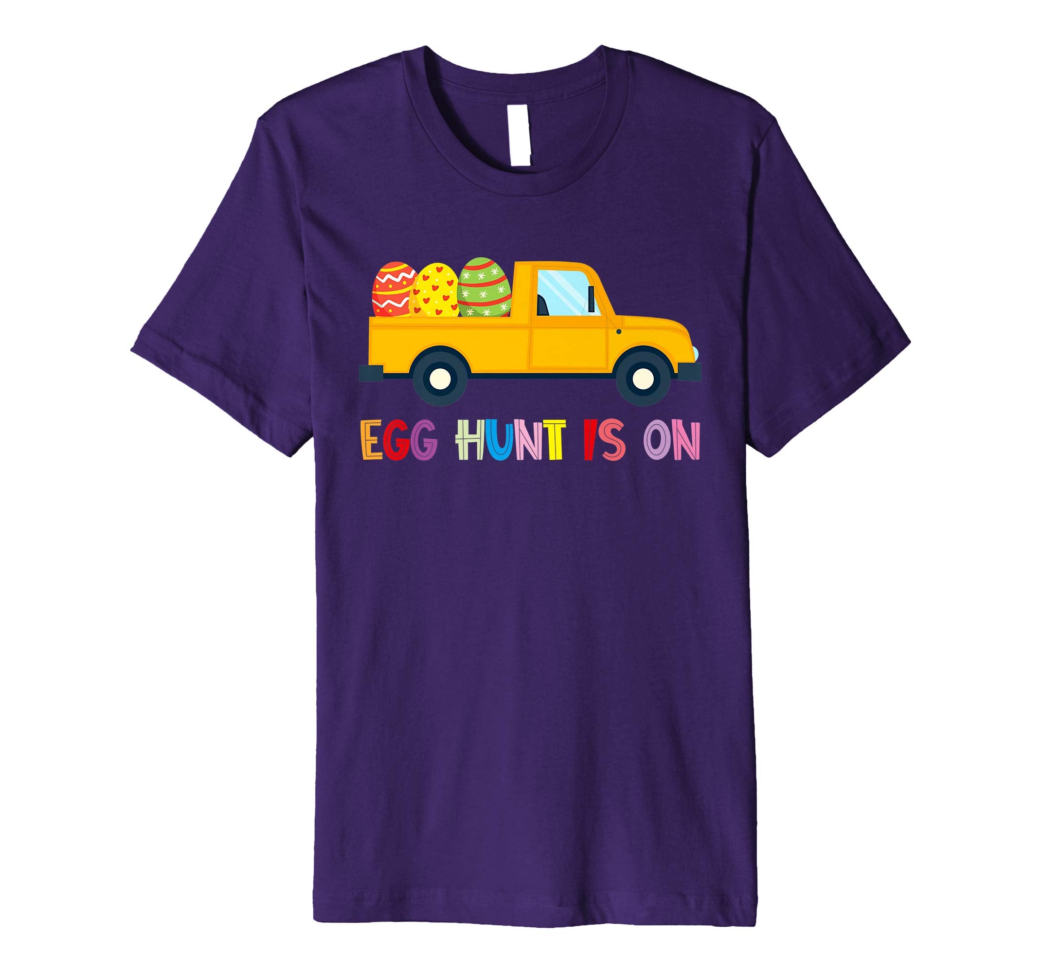 Happy Easter Truck Egg Hunt Is On Kids Boys Girls Shirt Gift