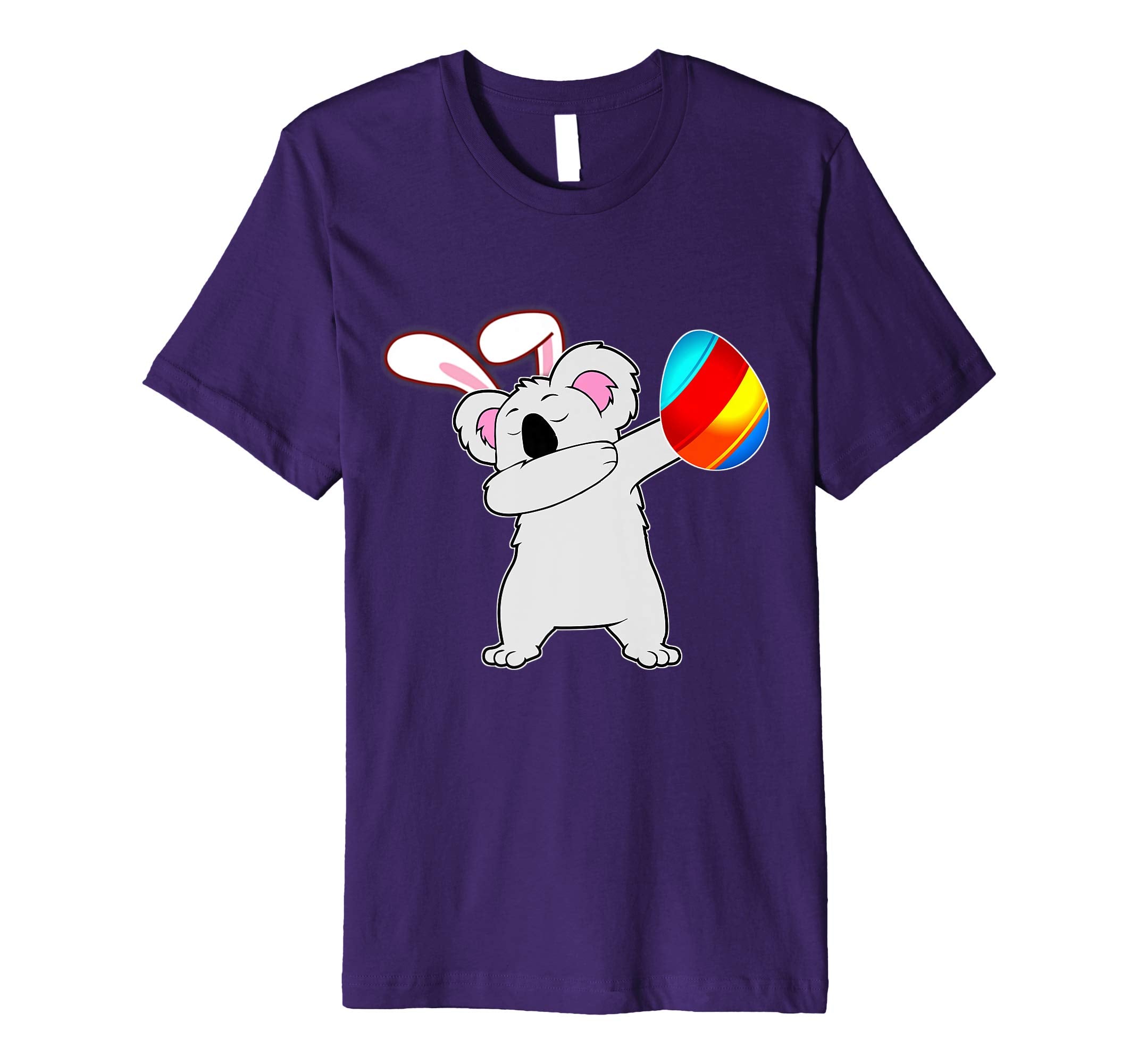 Easter Bunny Dabbing Koala Bear Tshirt Egg Ears Animal Gift