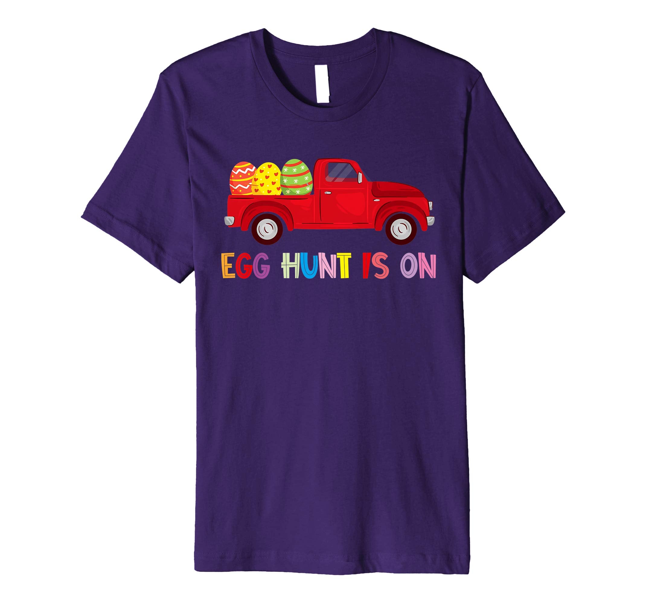 Happy Easter Truck Egg Hunt Is On Kids Boys Girls Shirt Gift