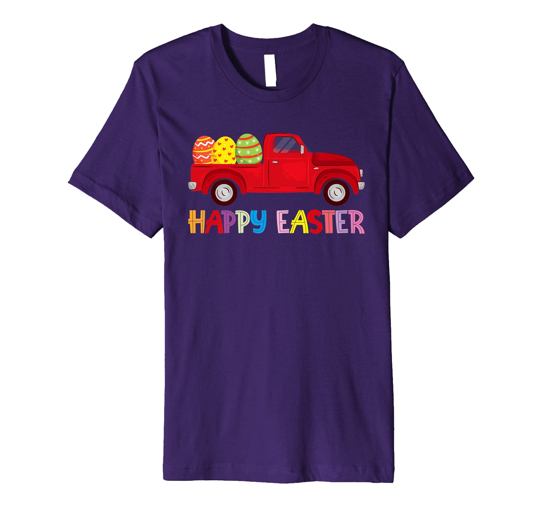 Happy Easter Truck Egg Hunt Is On Kids Boys Girls Shirt Gift