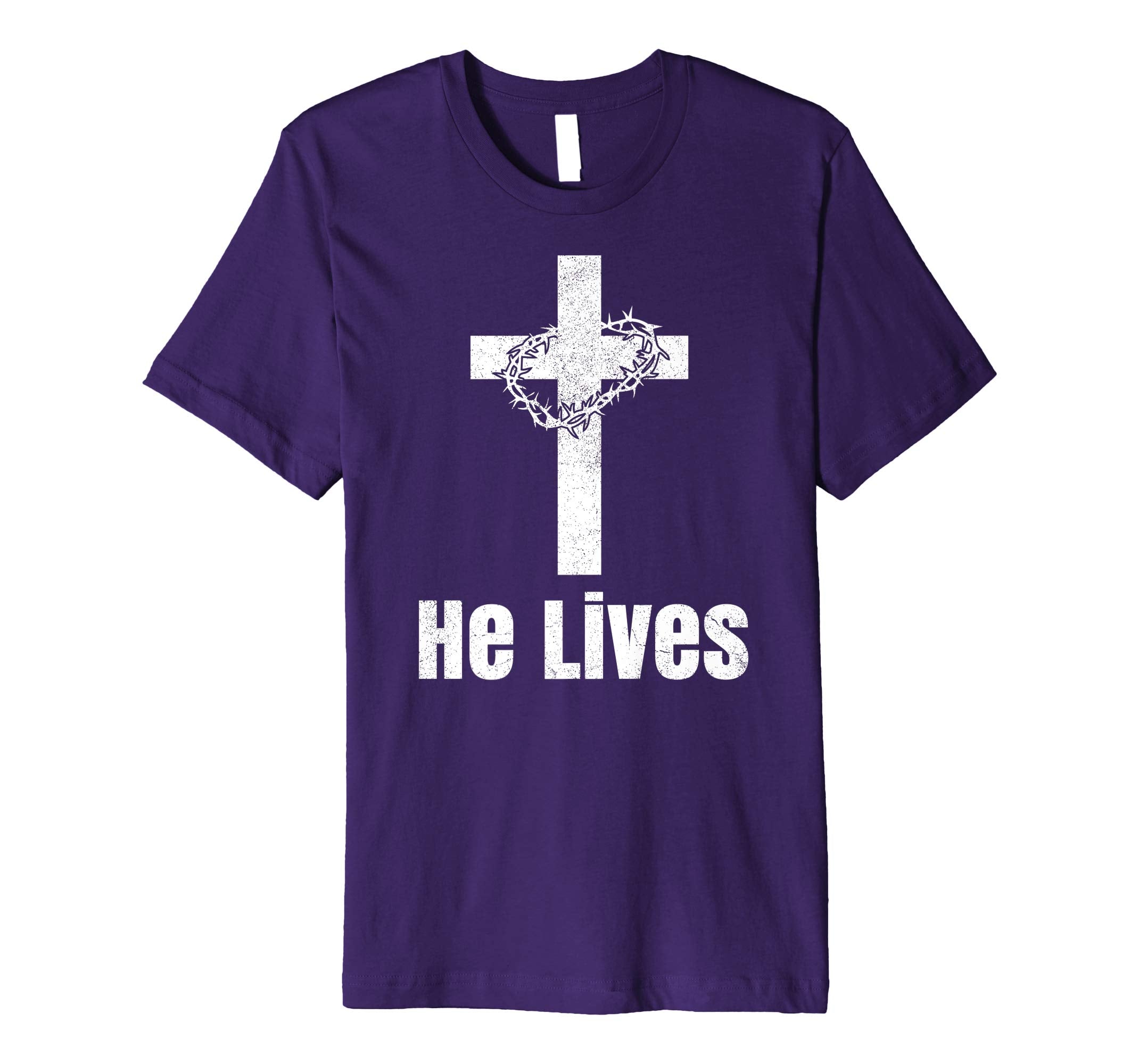 He Lives Easter Religious Christian Jesus Cross T Shirt