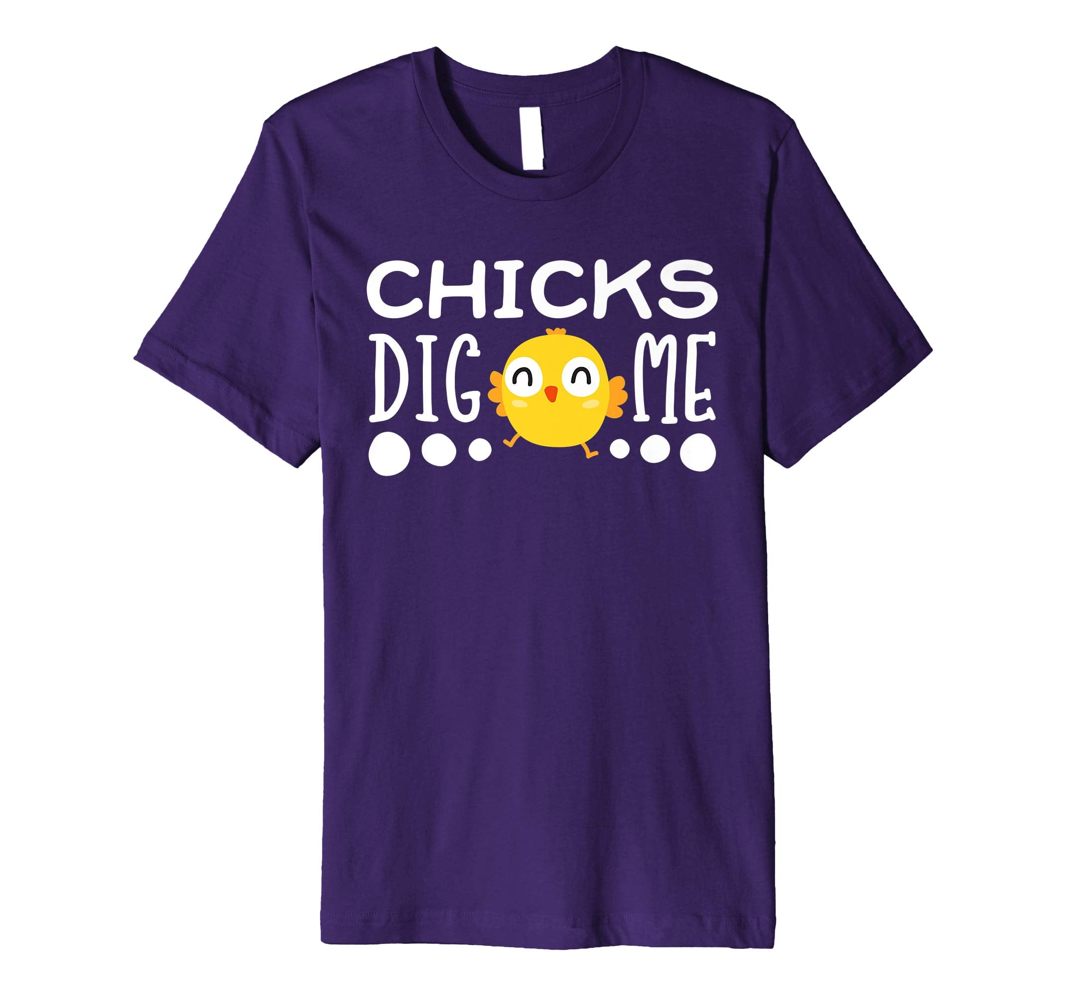 Chicks Dig Me Egg Hunt Happy Easter Kids Boys Girls T Shirt