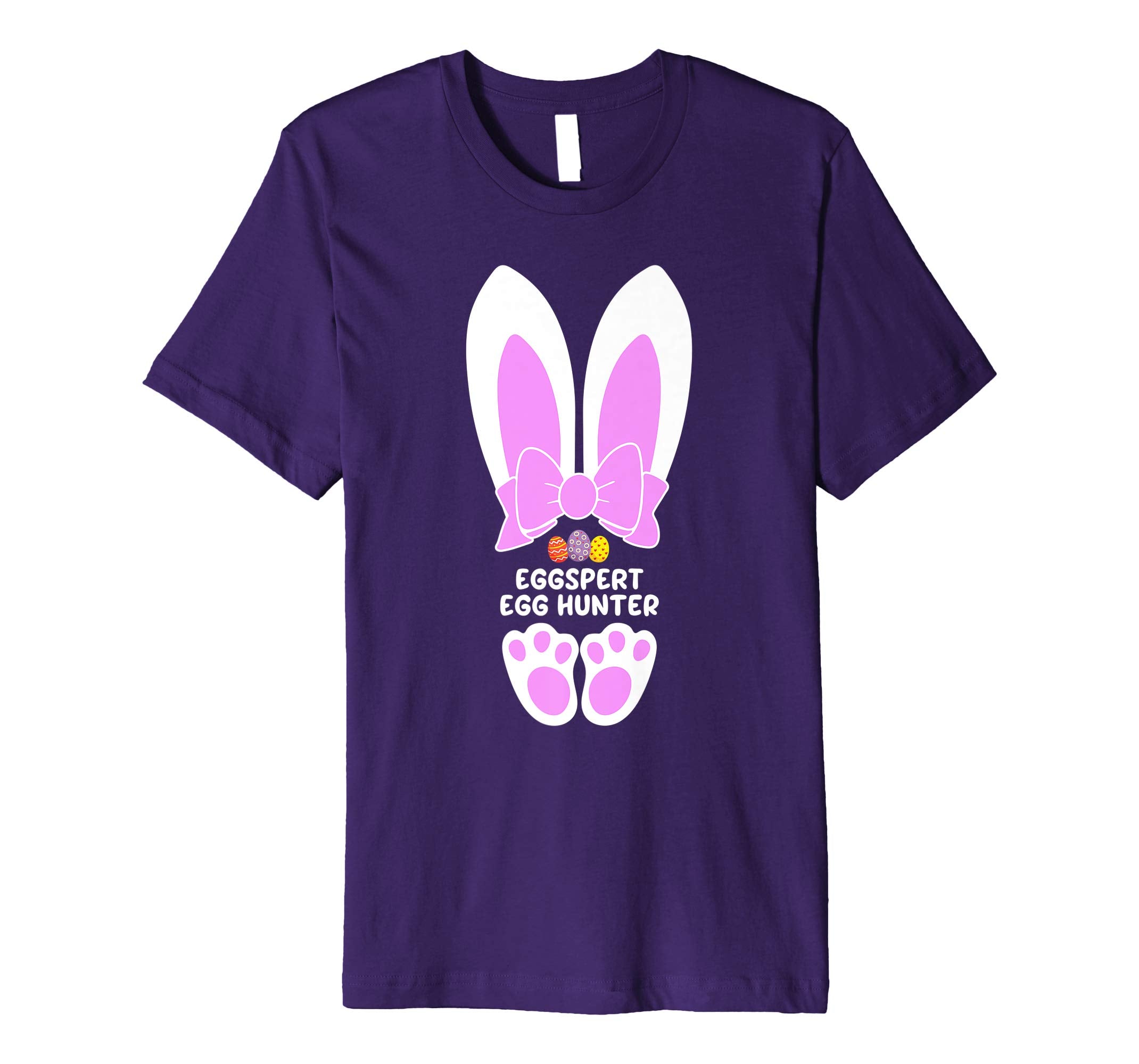 Eggspert Egg Hunter Happy Easter Kids Boys Girls T Shirt