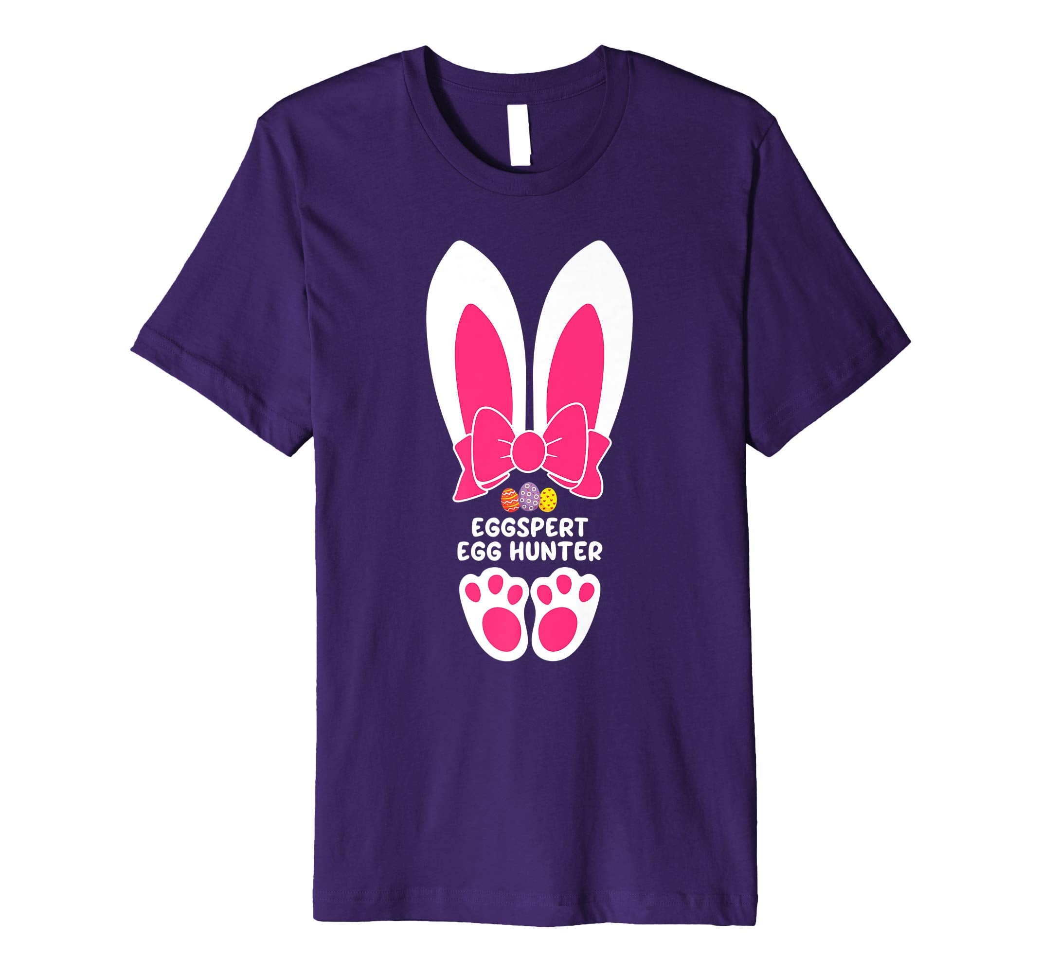 Eggspert Egg Hunter Happy Easter Kids Boys Girls T Shirt