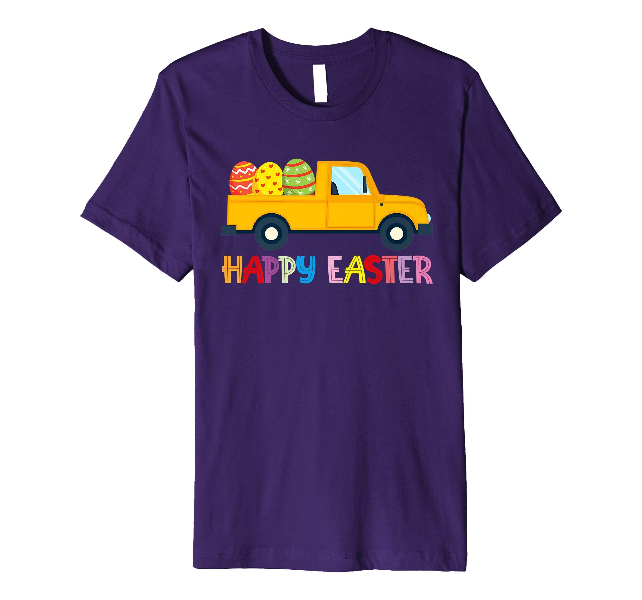 Happy Easter Truck Egg Hunt Is On Kids Boys Girls Shirt Gift