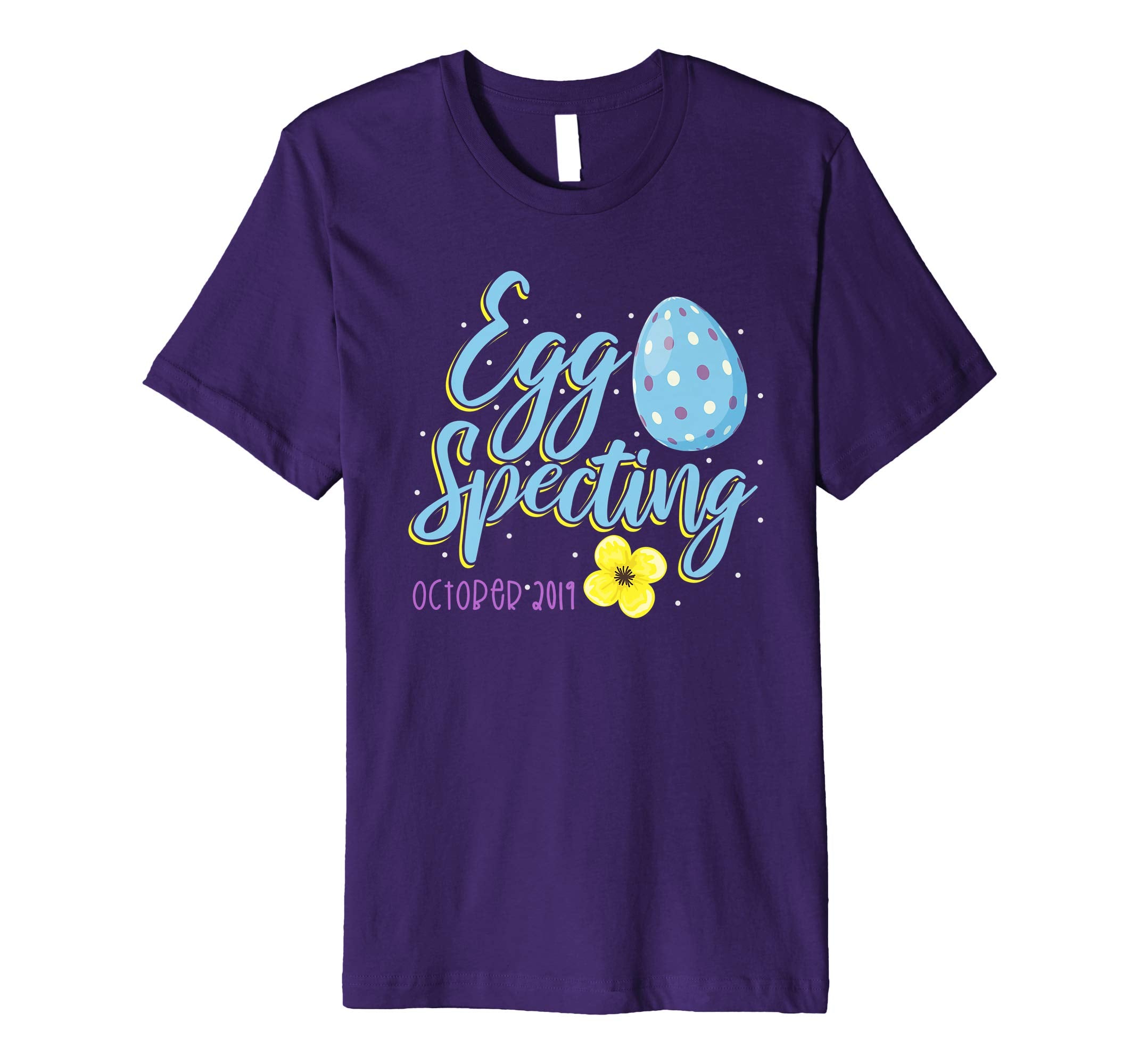 Eggspecting a Baby T Shirt Easter Egg October 2019