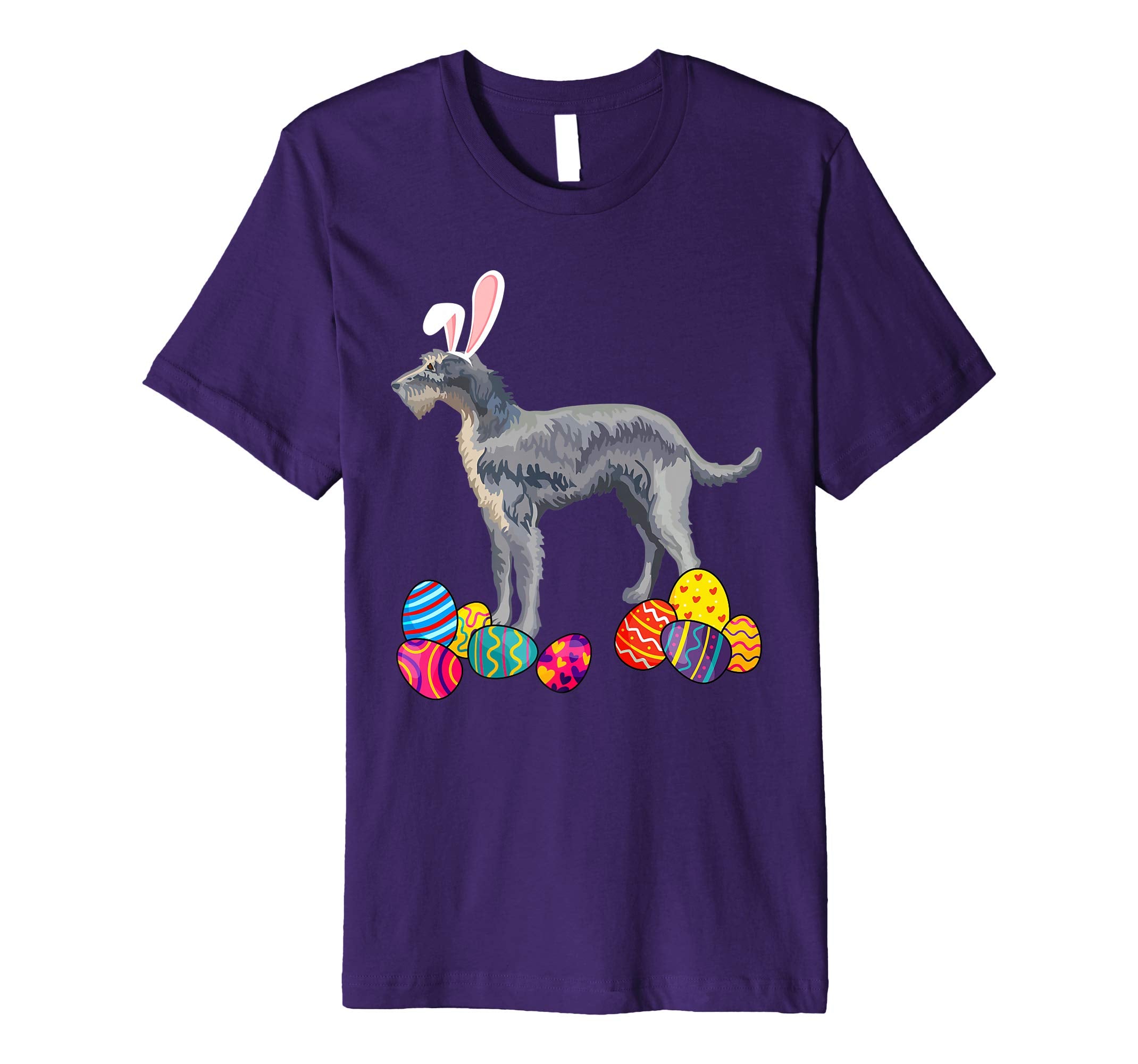 Irish Wolfhound Bunny Ear With Egg Easter Easter Day Shirt