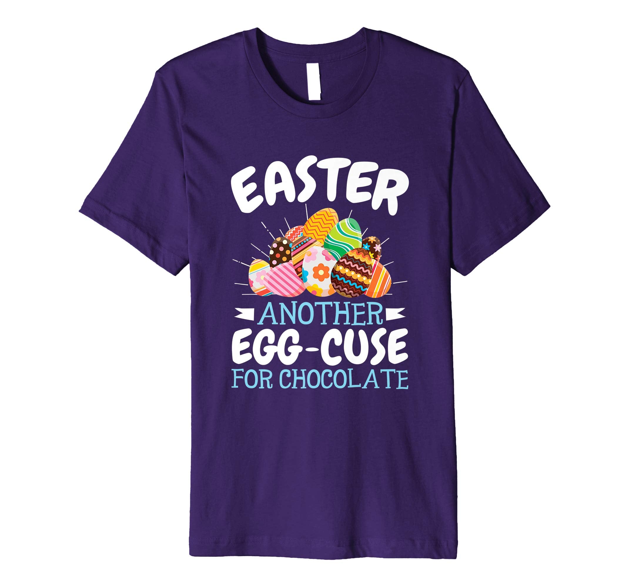 Mens Funny Easter TShirt Chocolate Egg Pun Quote Boys Girls