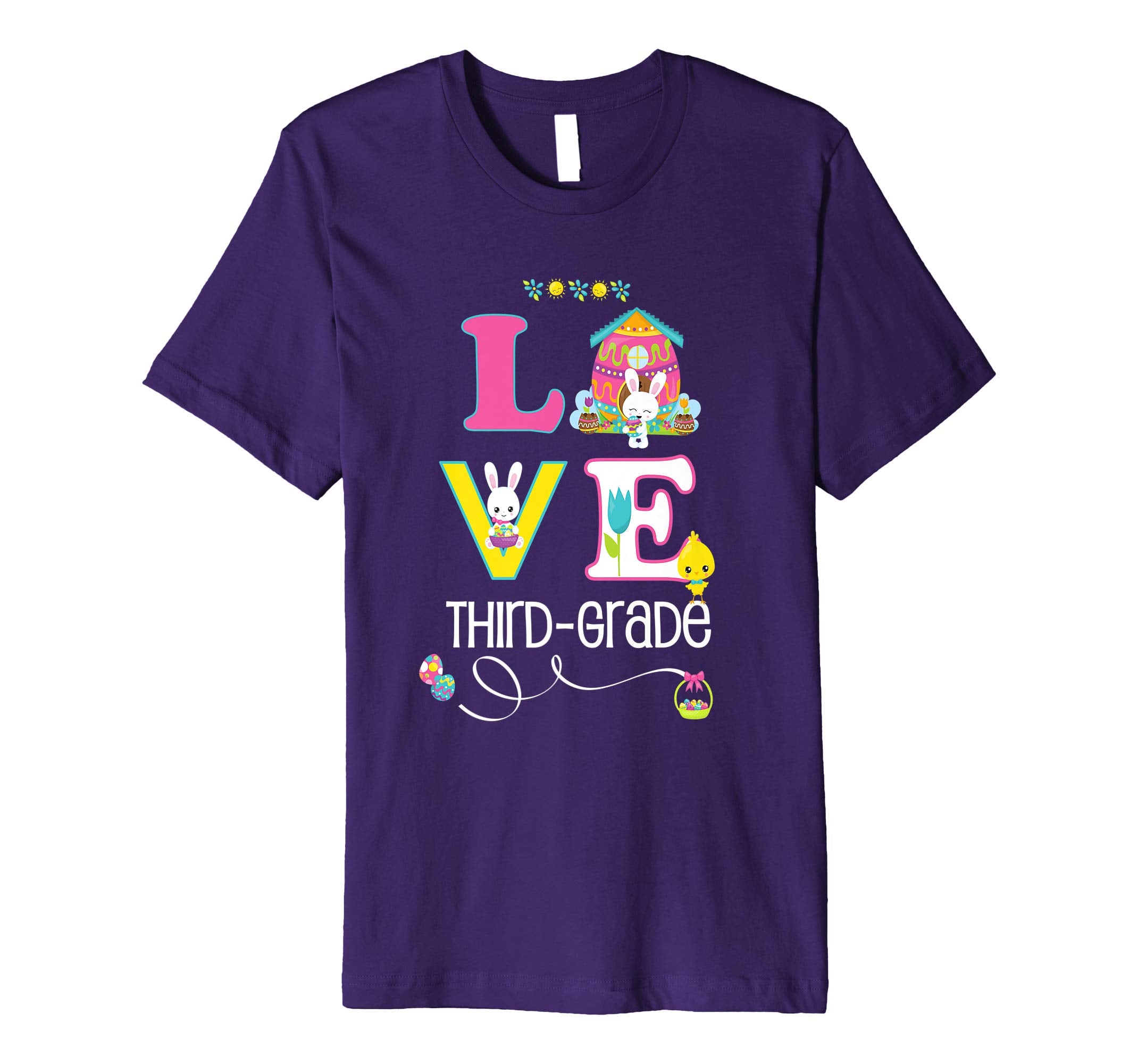 Third Grade Easter School Teacher &amp; Students Cute Love Shirt