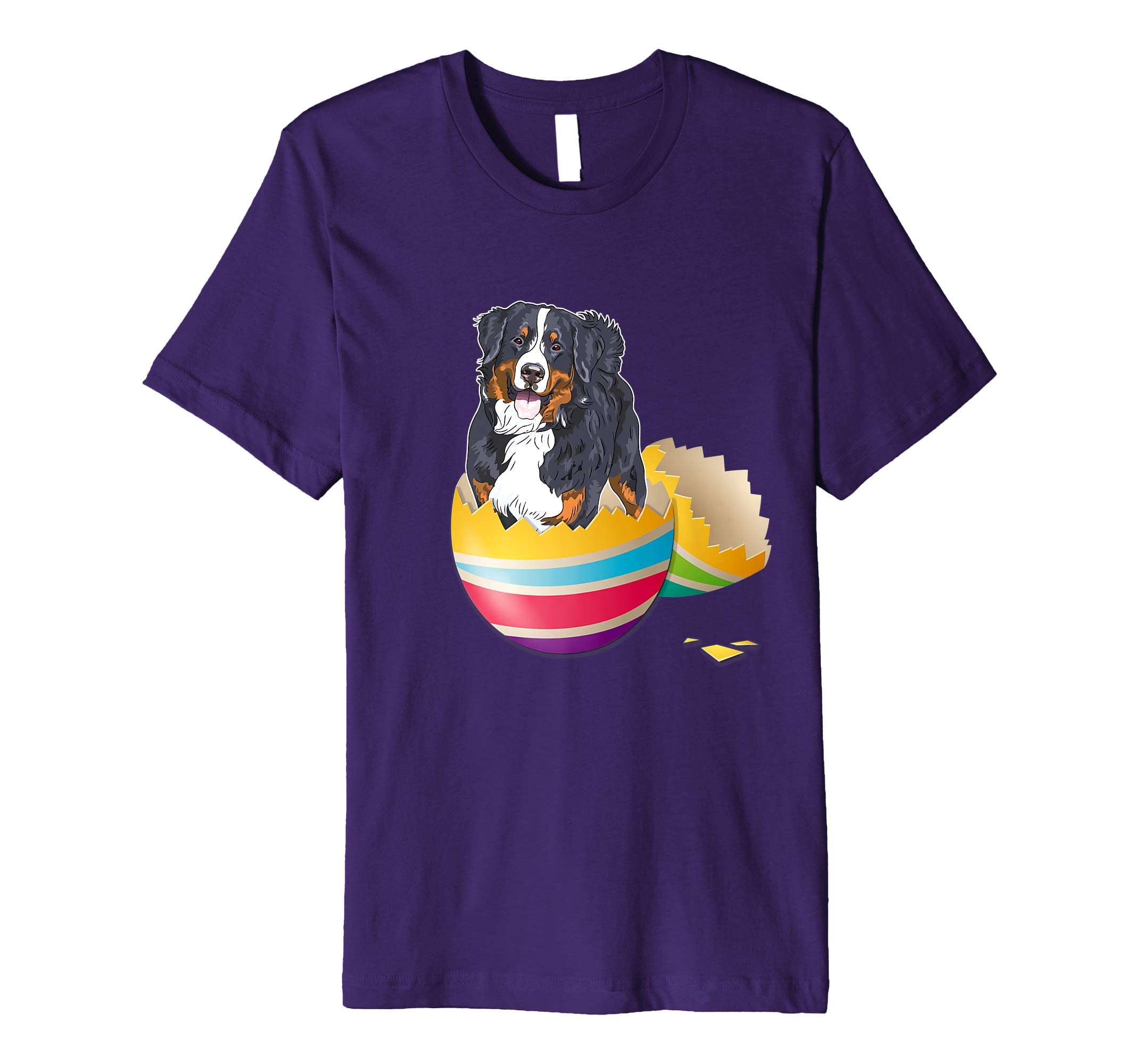 Bernese Mountain Hatching From Easter Egg Easter Day Shirt