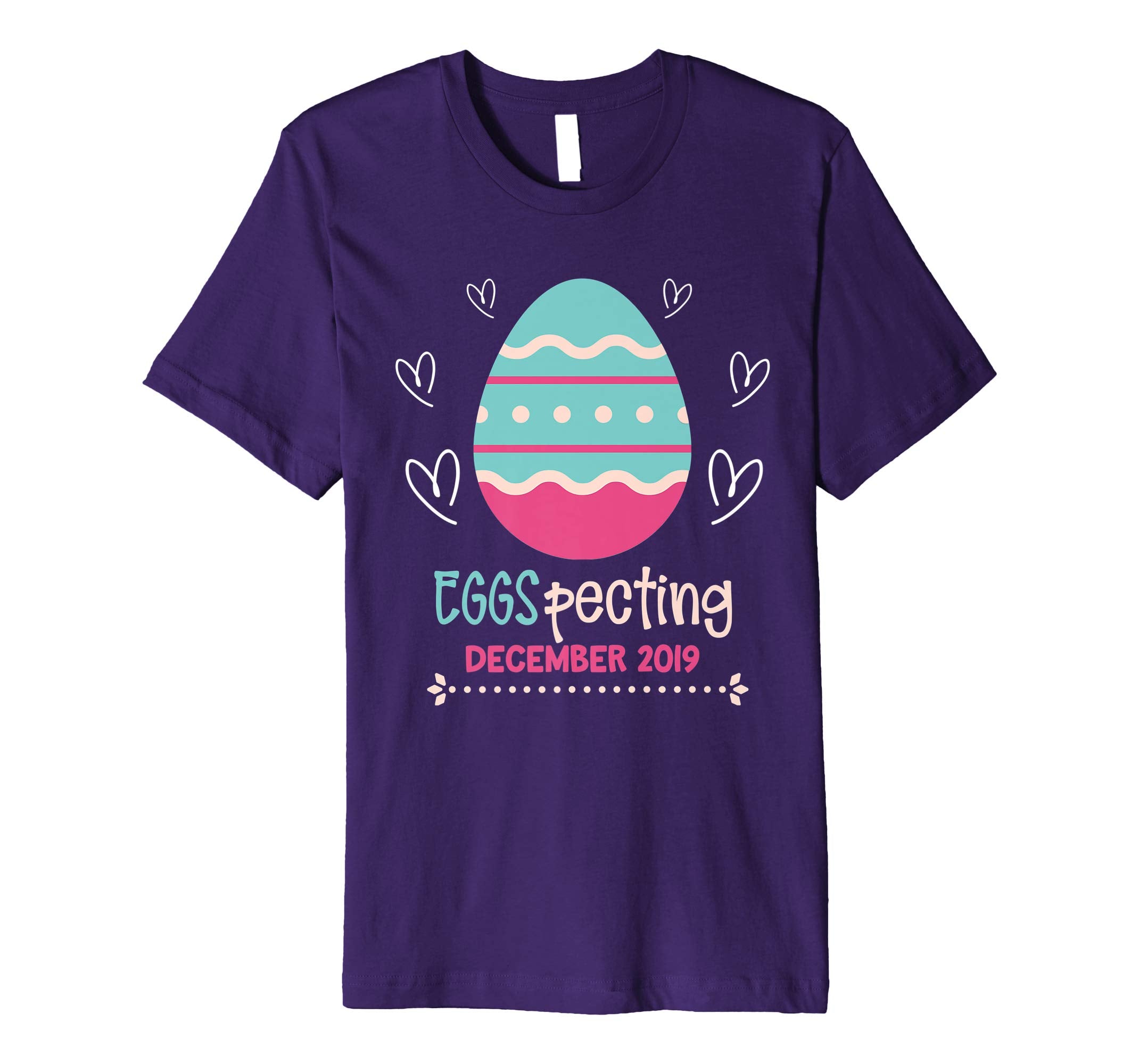 Mens Easter Pregnancy Announcement T Shirt Eggspecting Dec 2019