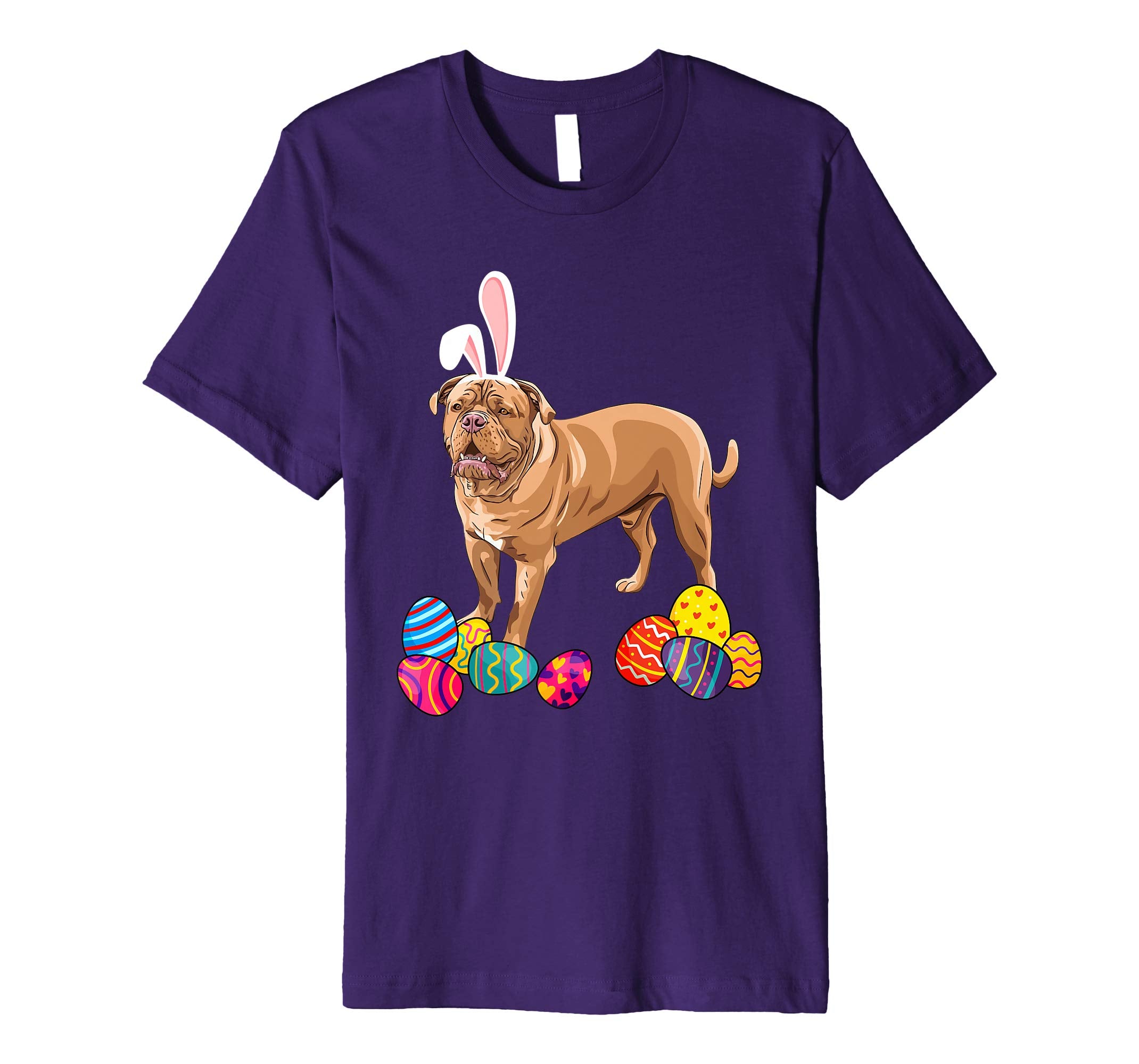 French Mastiff Bunny Ear With Egg Easter Easter Day Shirt