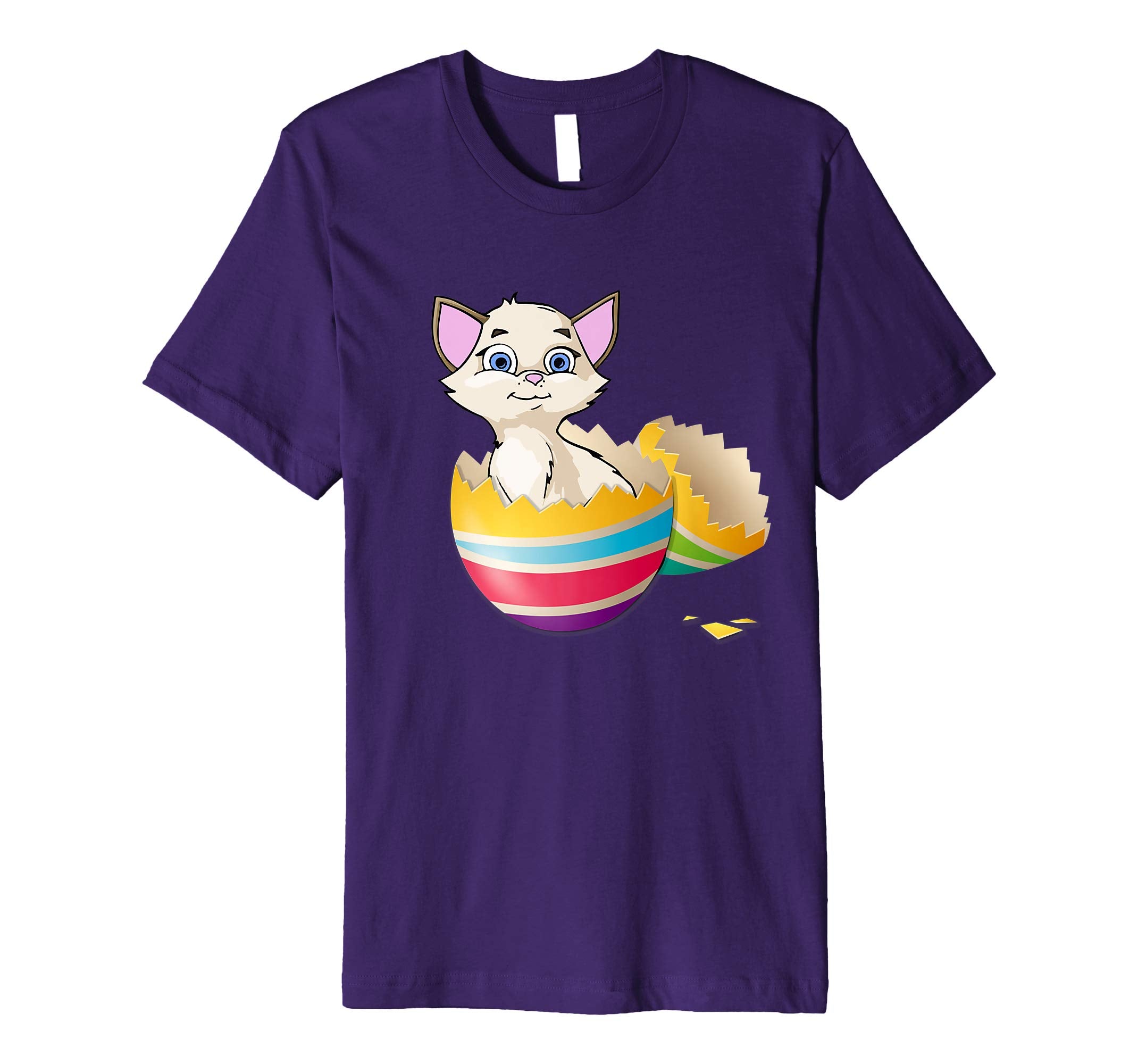 Baby Cat Hatching From Easter Egg Easter Day Shirt