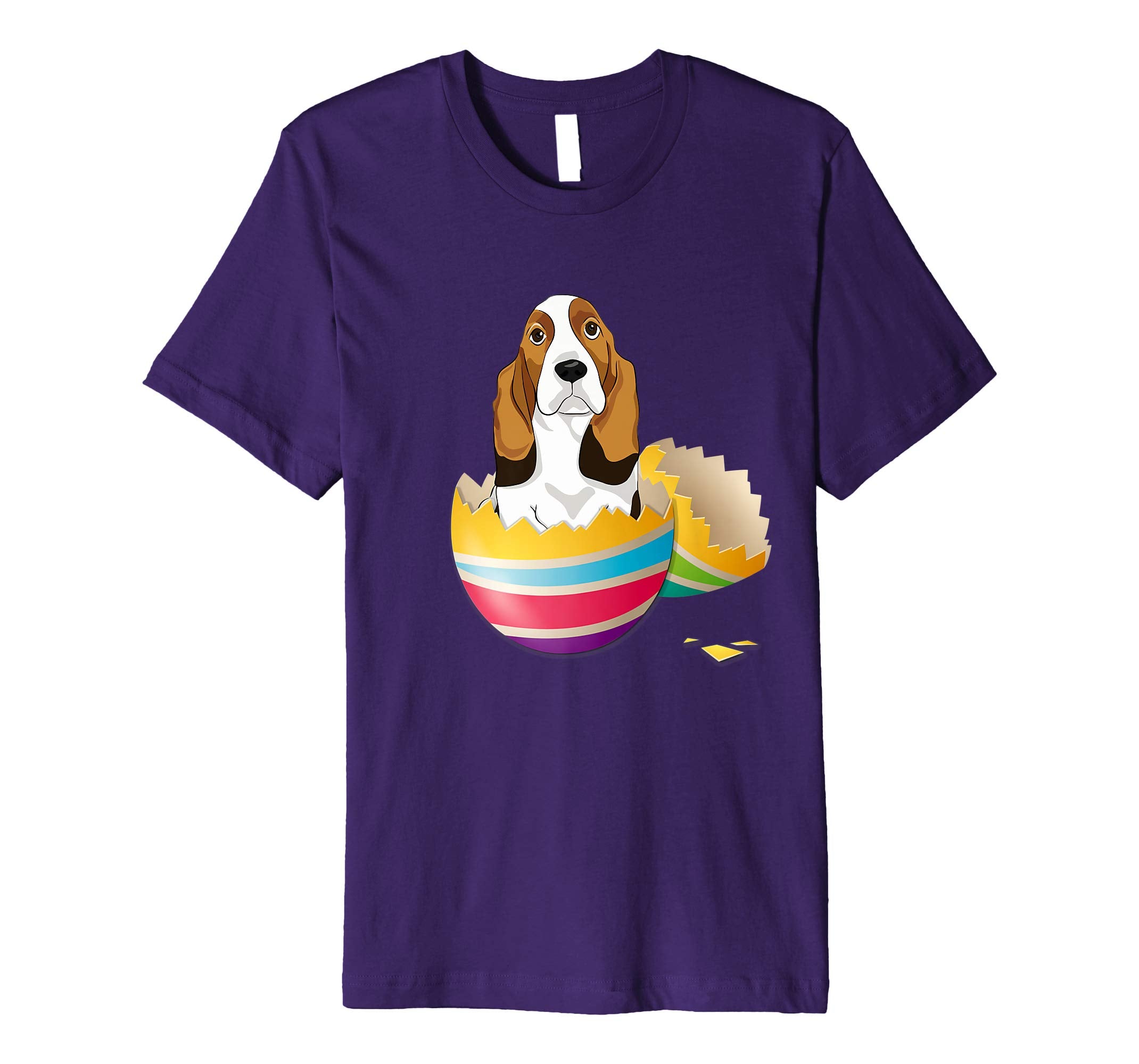 Basset Hound Hatching From Easter Egg Easter Day Shirt