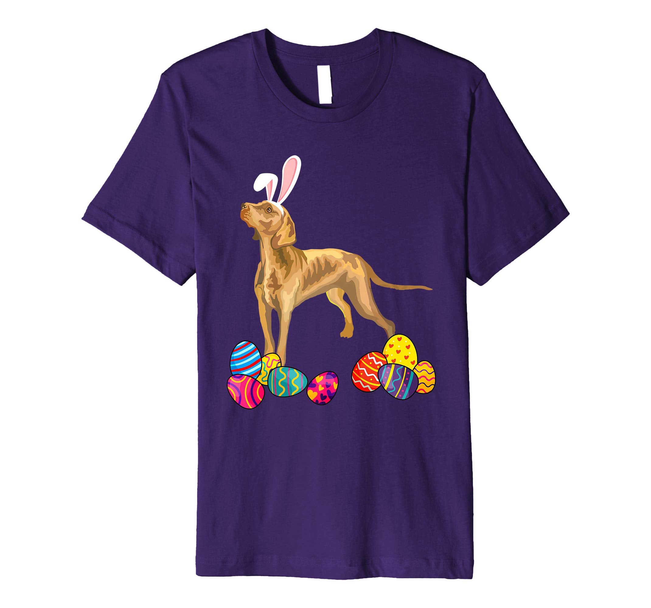 Weimaraner Bunny Ear With Egg Easter Easter Day Shirt