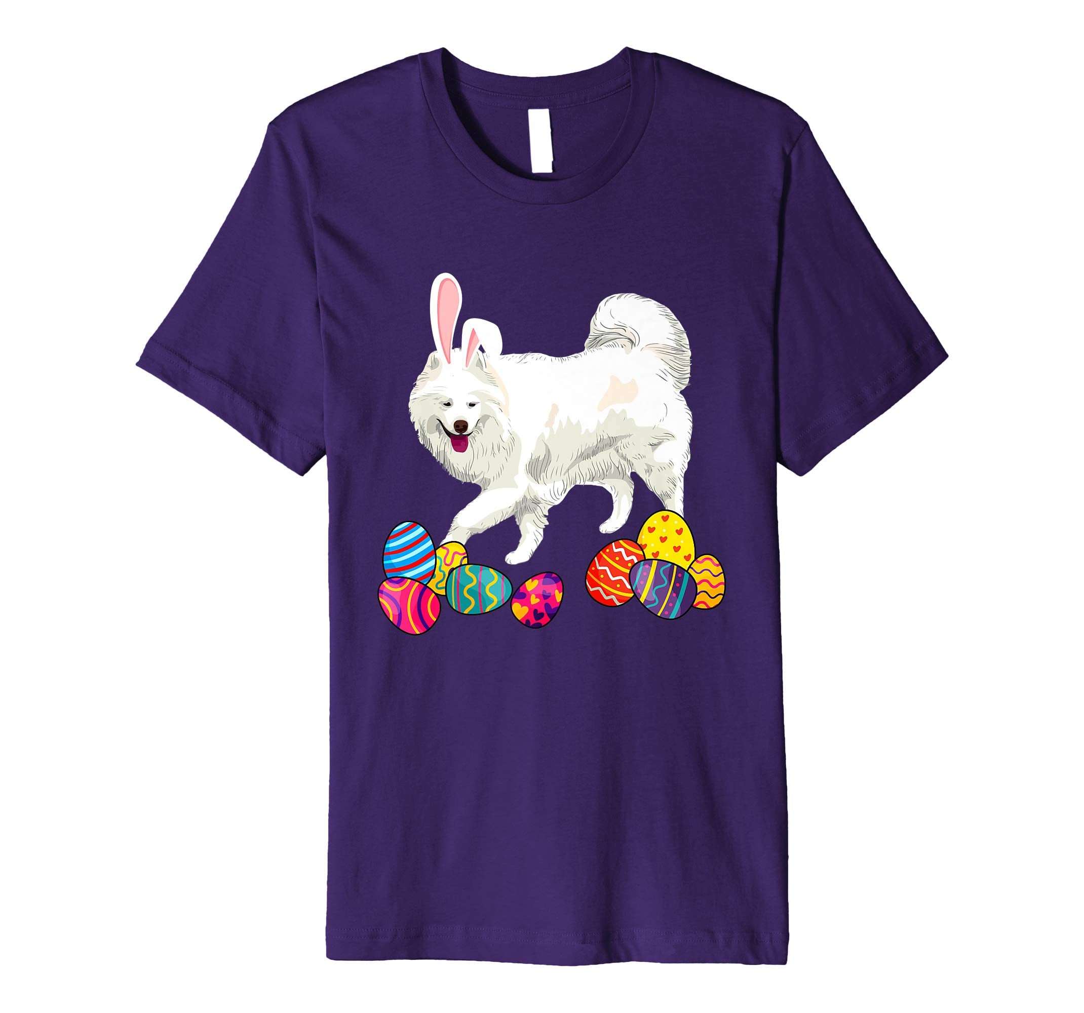 Samoyed Bunny Ear With Egg Easter Easter Day Shirt