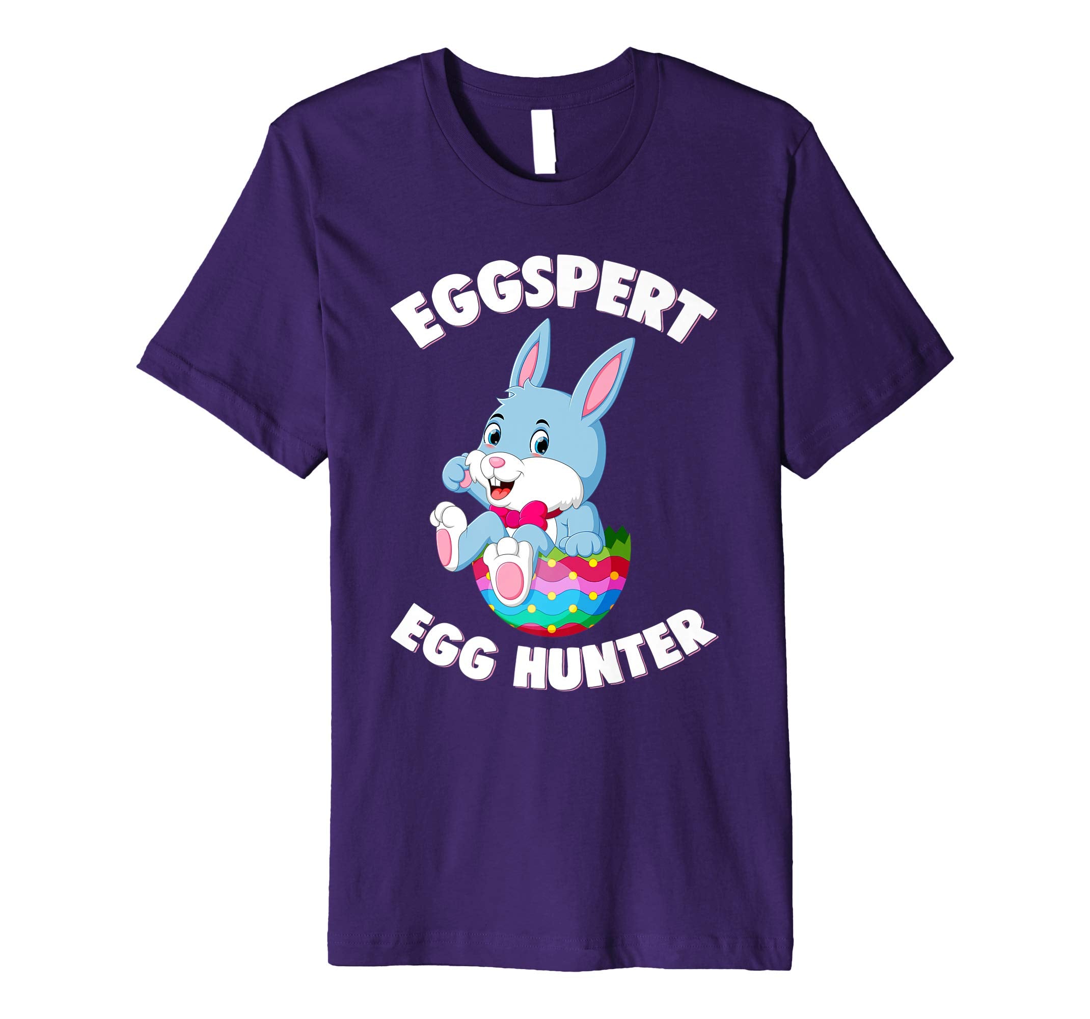 Eggspert Egg Hunter Happy Easter Kids Boys Girls T Shirt