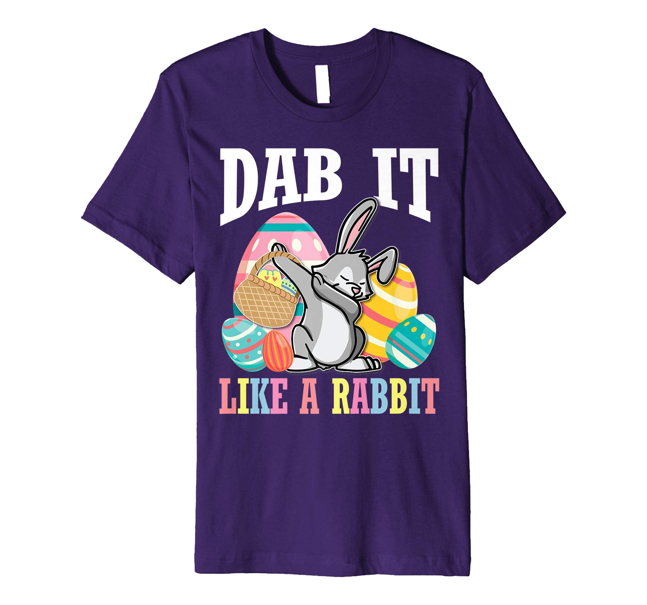 Lovely Bunny Dabbing Easter Eggs Shirt Dab It Like A Rabbit
