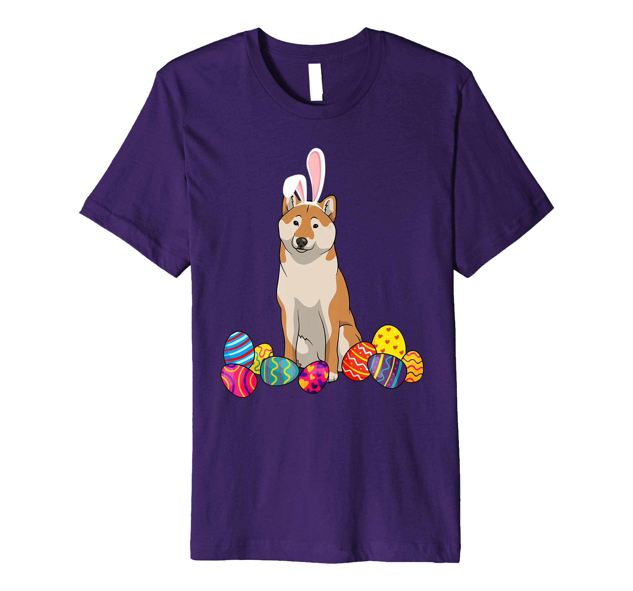 Shiba Bunny Ear With Egg Easter Easter Day Shirt