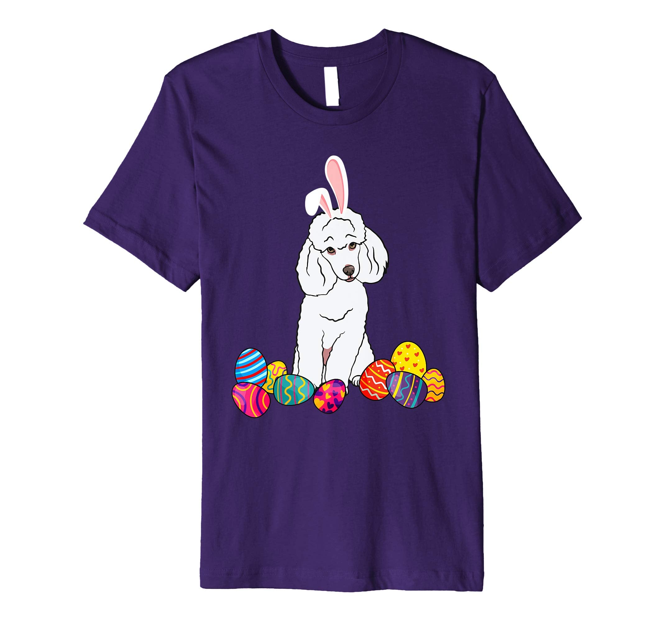 Poodle Bunny Ear With Egg Easter Easter Day Shirt
