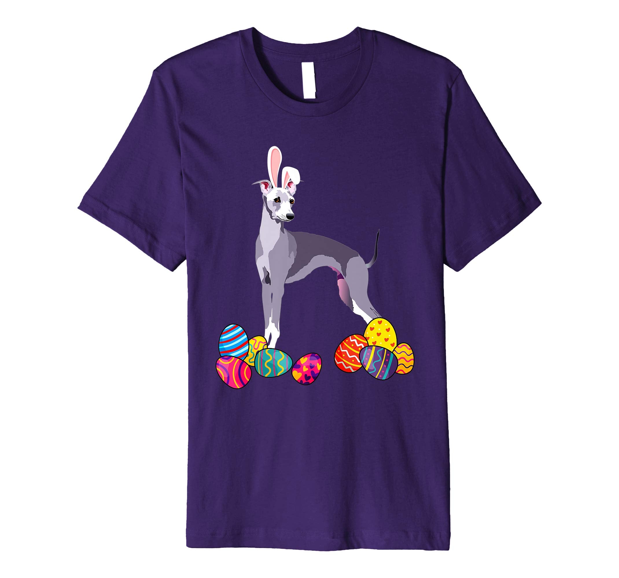 Italian Greyhound Bunny Ear With Egg Easter Easter Day Shirt