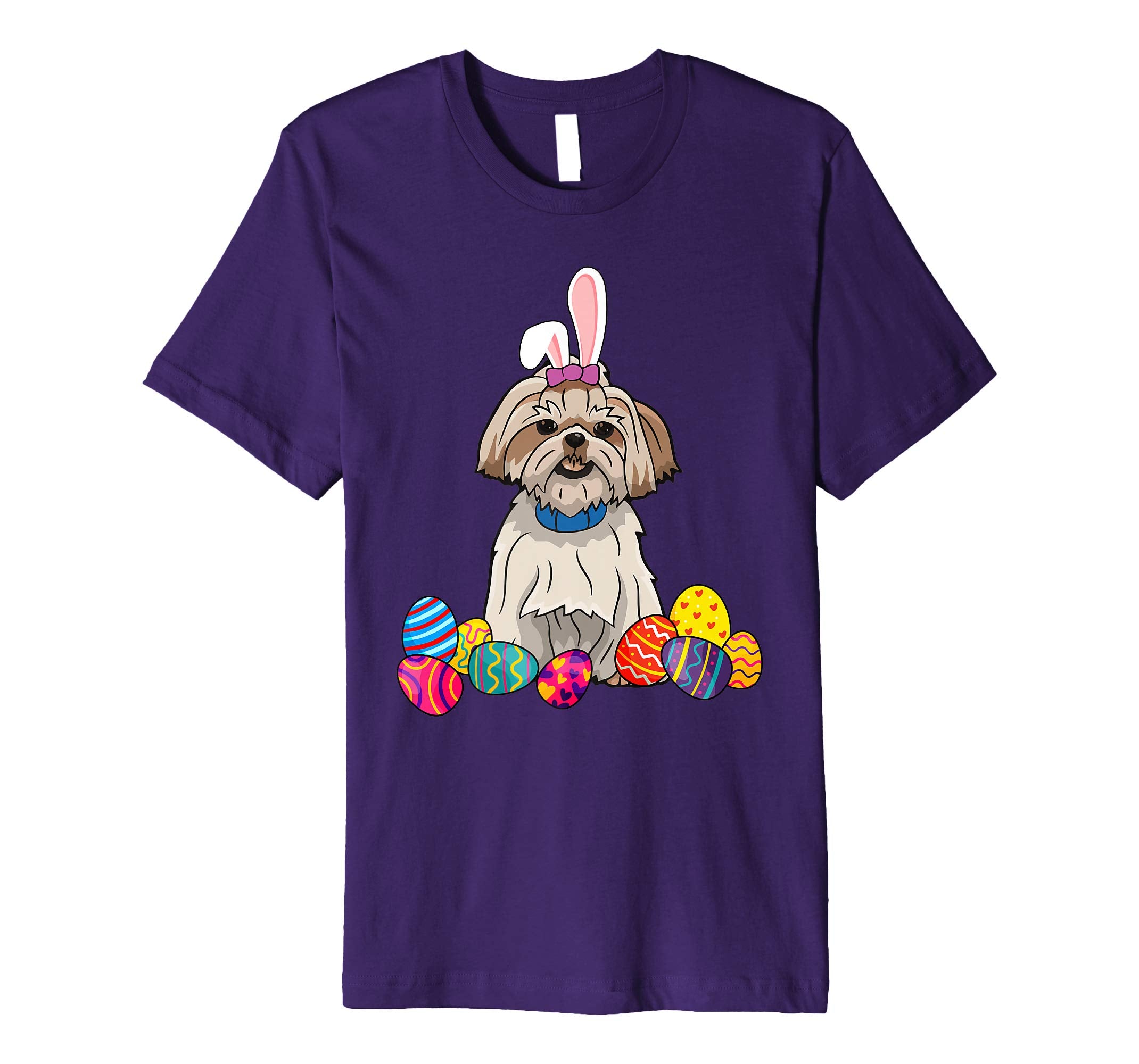 Shih Tzu Bunny Ear With Egg Easter Easter Day Shirt