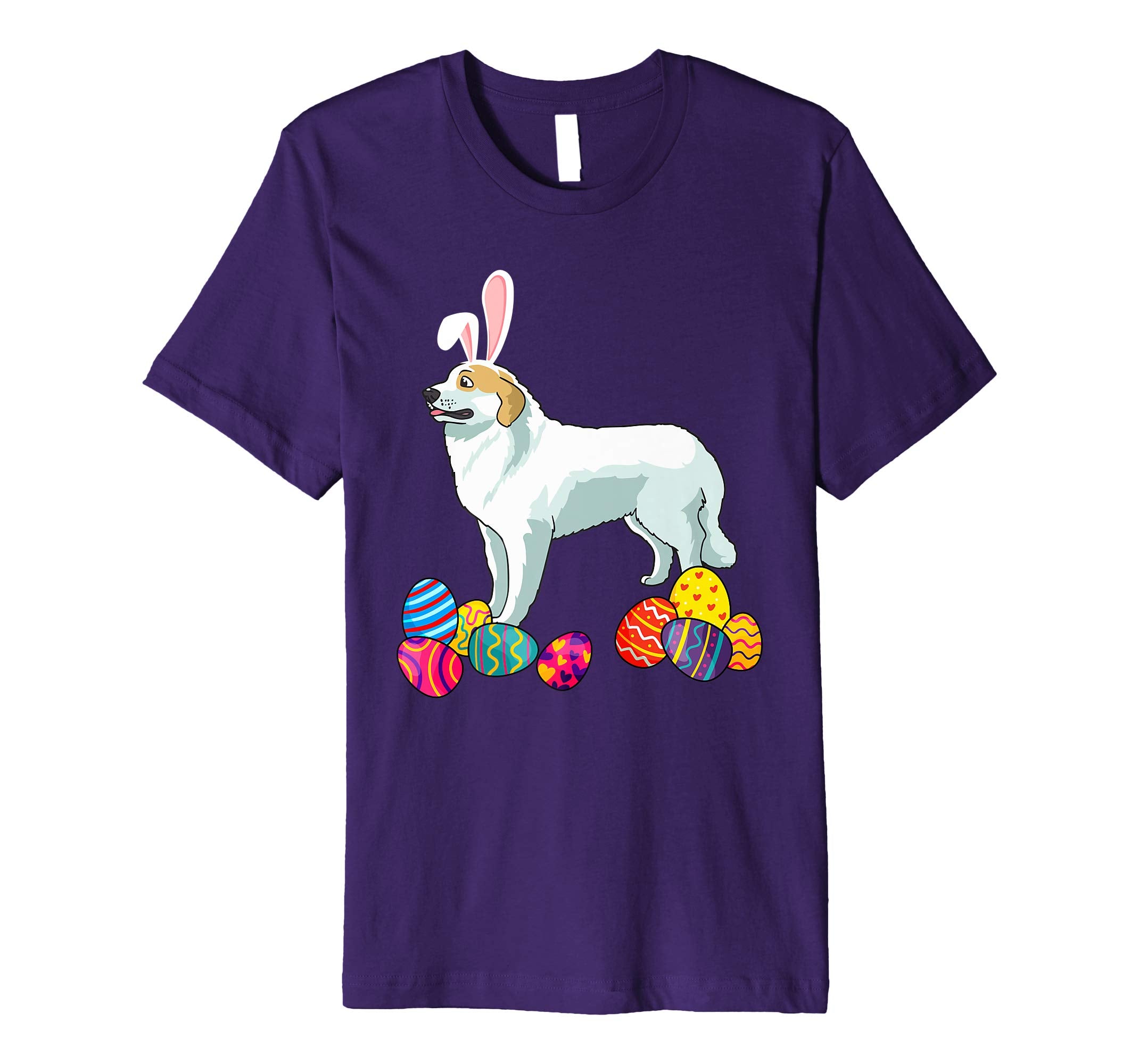 Great Pyrenees Bunny Ear With Egg Easter Easter Day Shirt