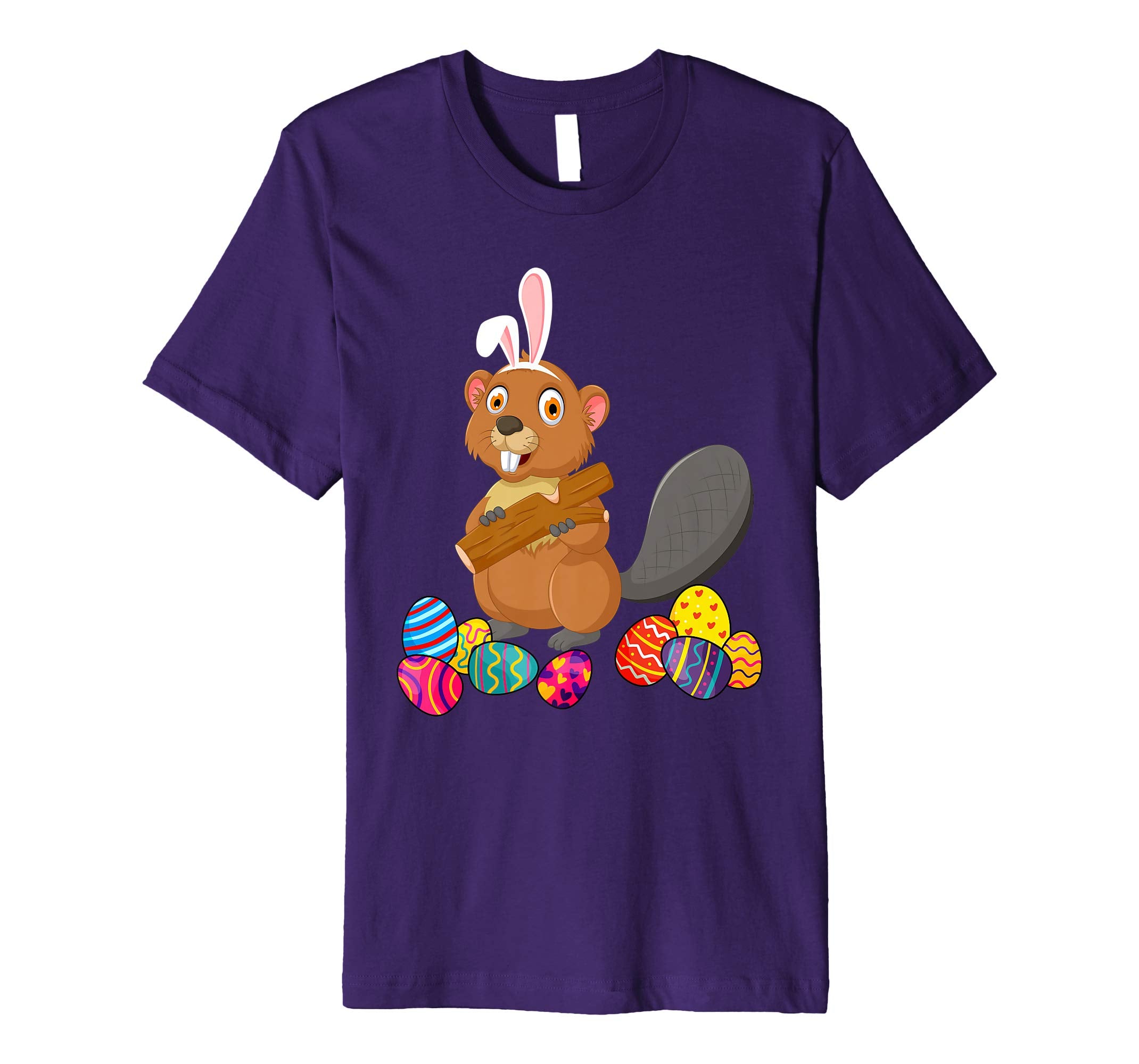 Beaver Bunny Ear With Egg Easter Easter Day Shirt