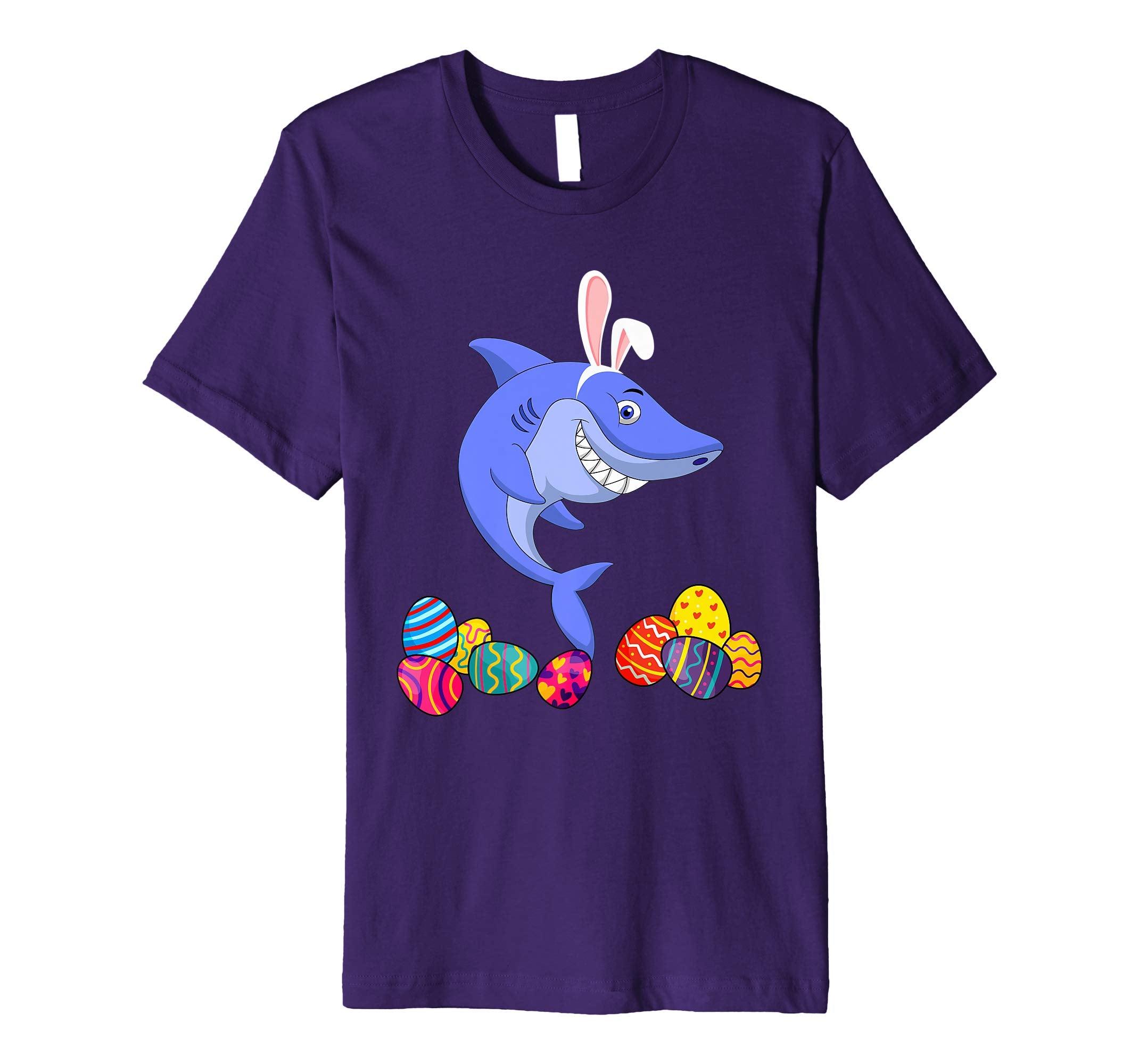 Shark Bunny Ear With Egg Easter Easter Day Shirt