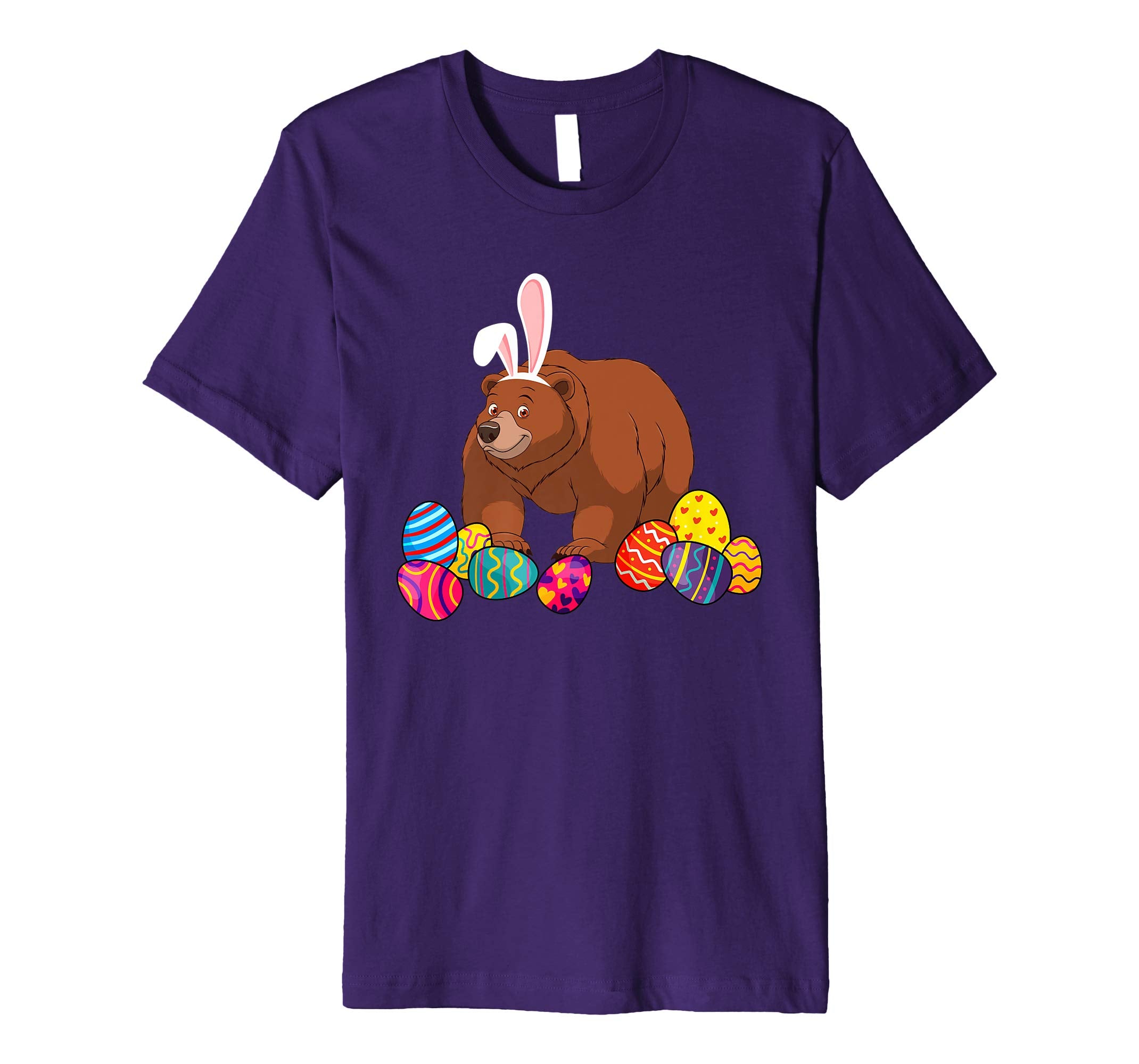 Bear Bunny Ear With Egg Easter Easter Day Shirt