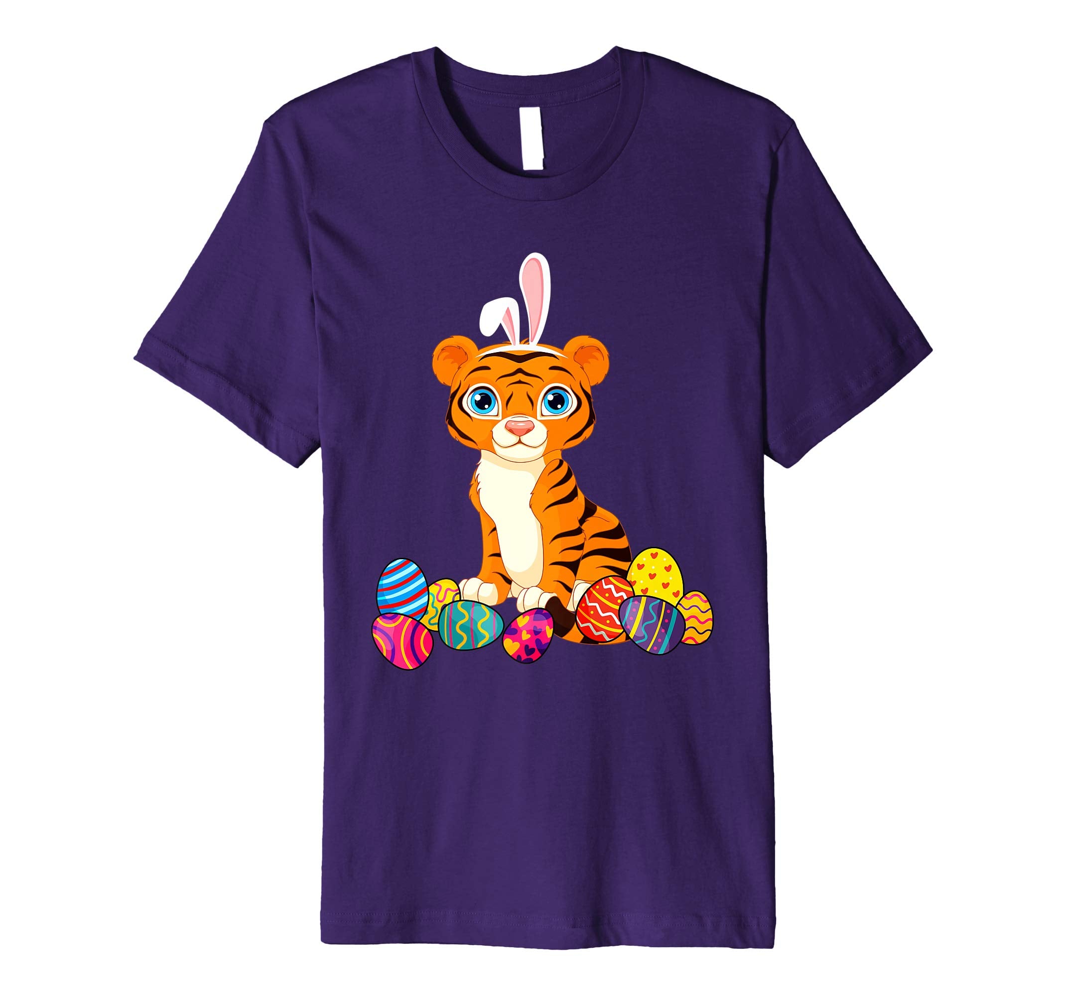 Tiger Bunny Ear With Egg Easter Easter Day Shirt