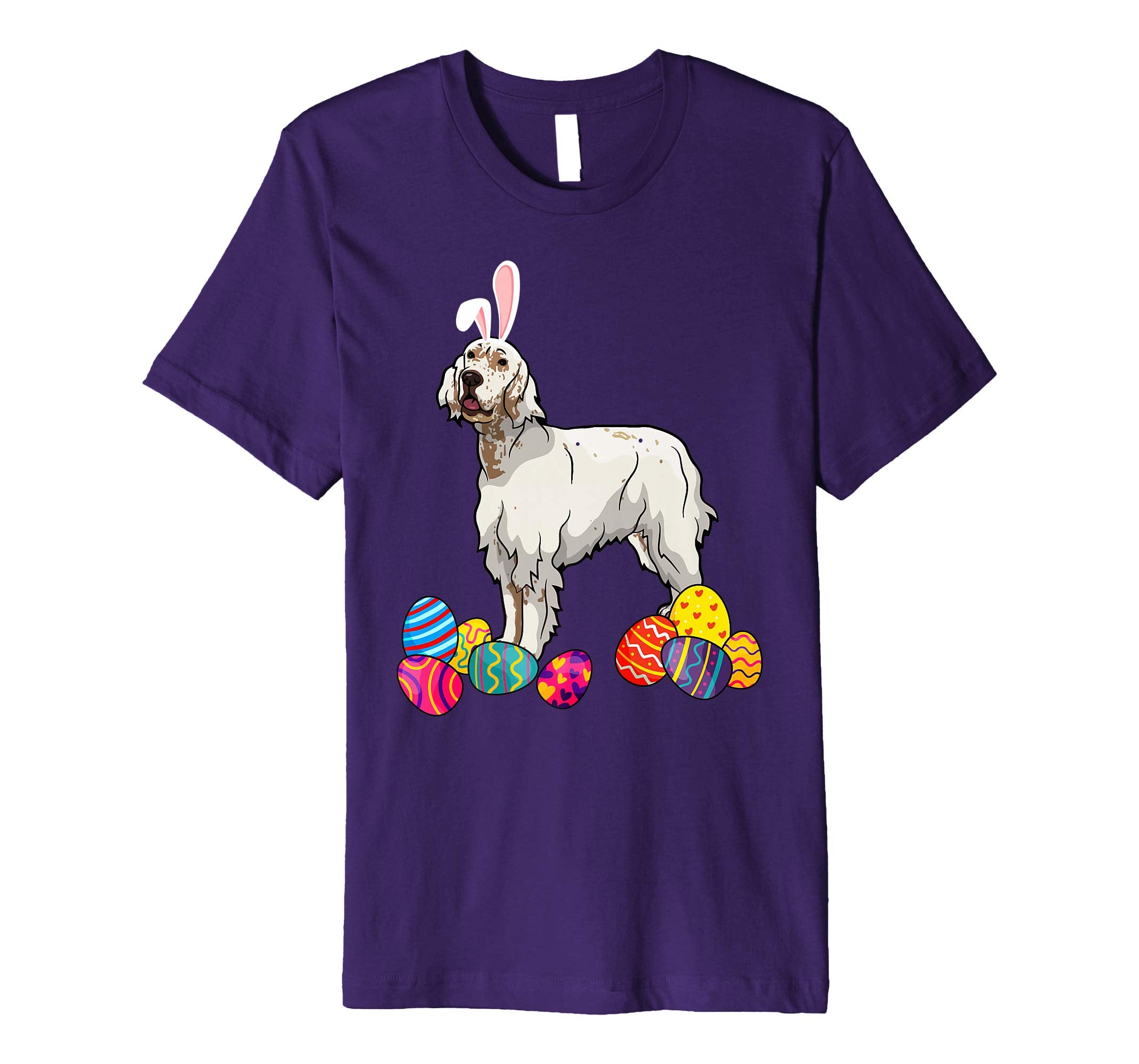 English Setter Bunny Ear With Egg Easter Easter Day Shirt