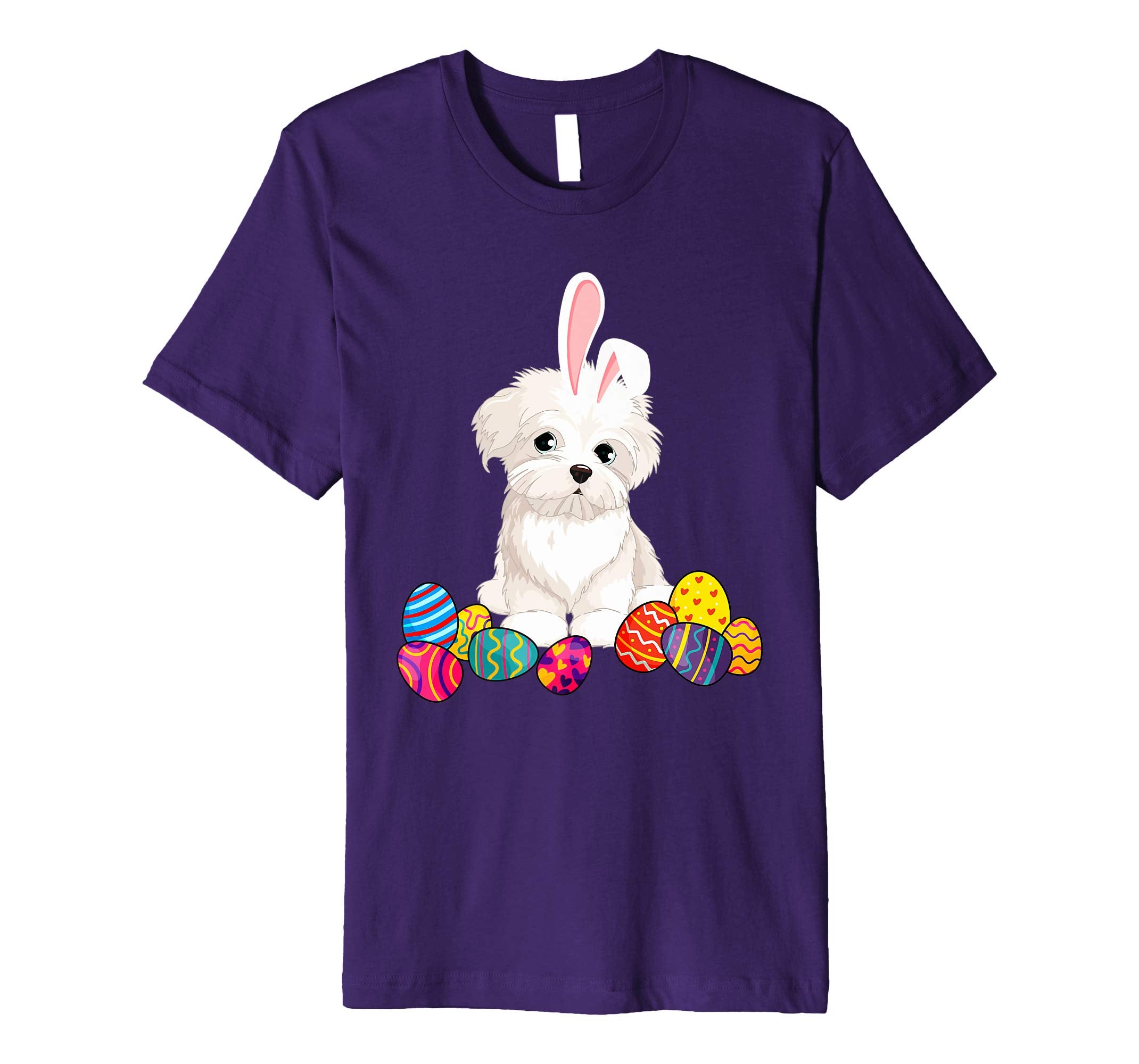 Maltese Bunny Ear With Egg Easter Easter Day Shirt