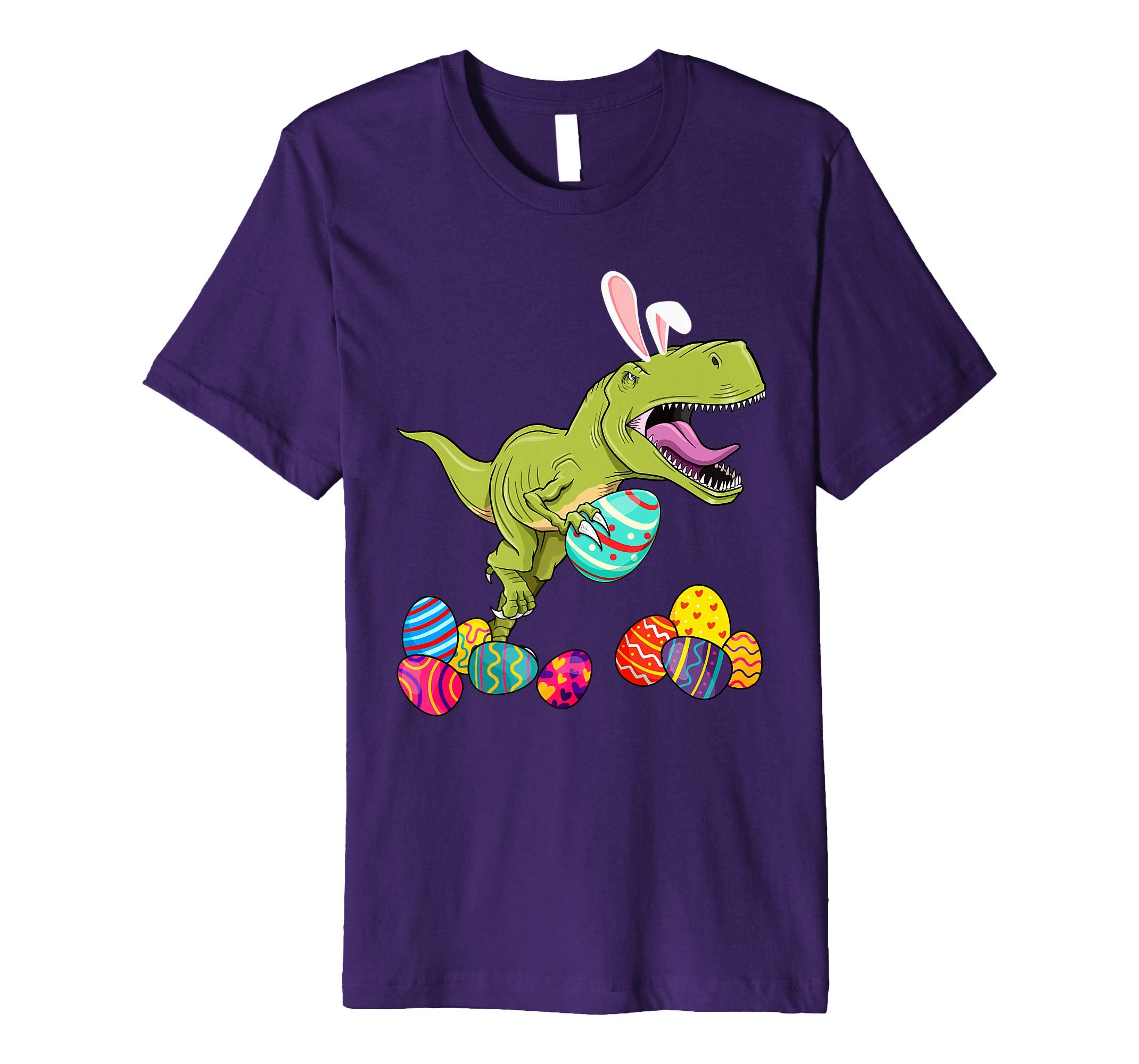 Easter Bunny Dinosaur T rex Eggs Cellent T shirt Boys Kids