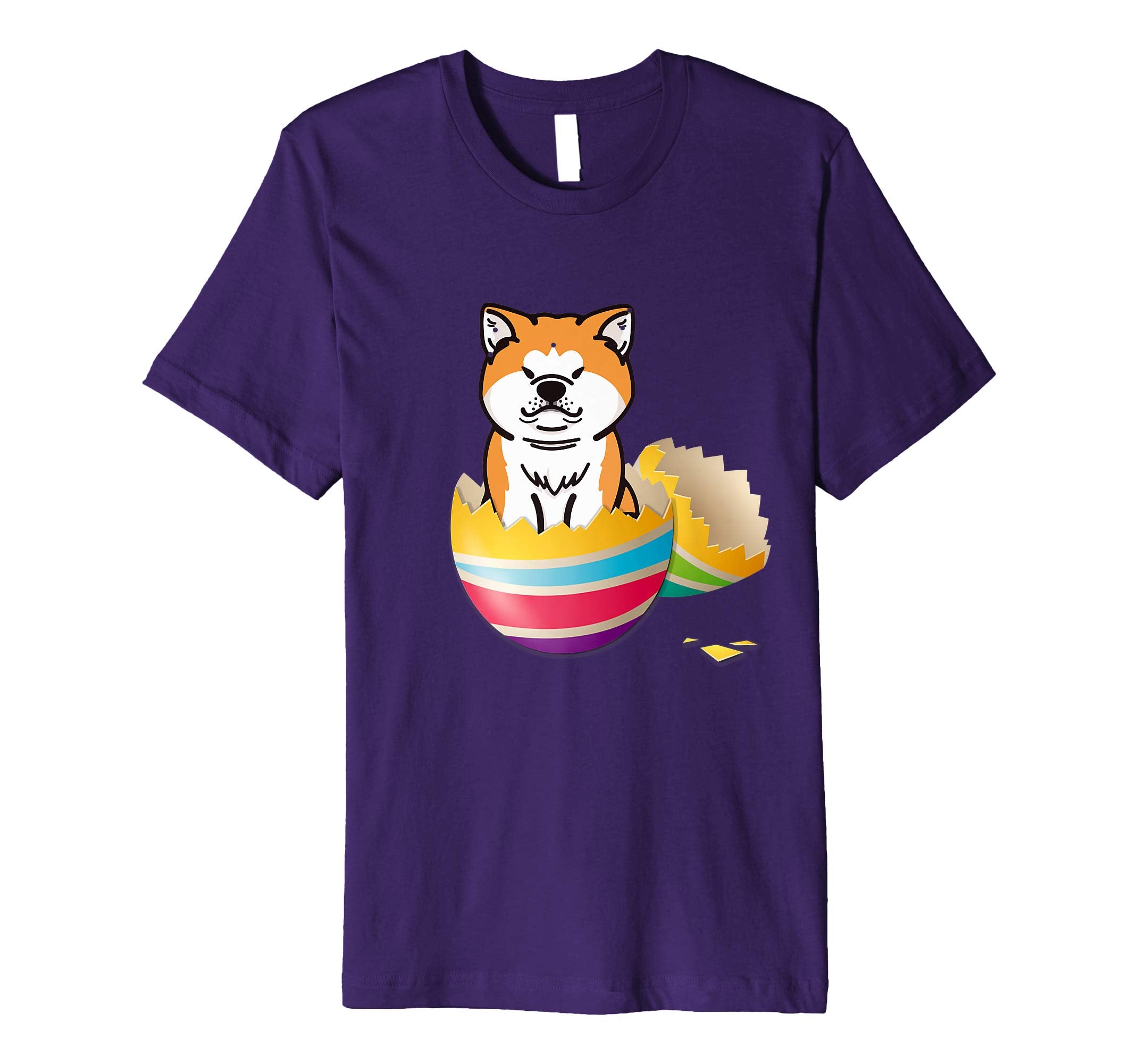 Akita Hatching From Easter Egg Easter Day Shirt