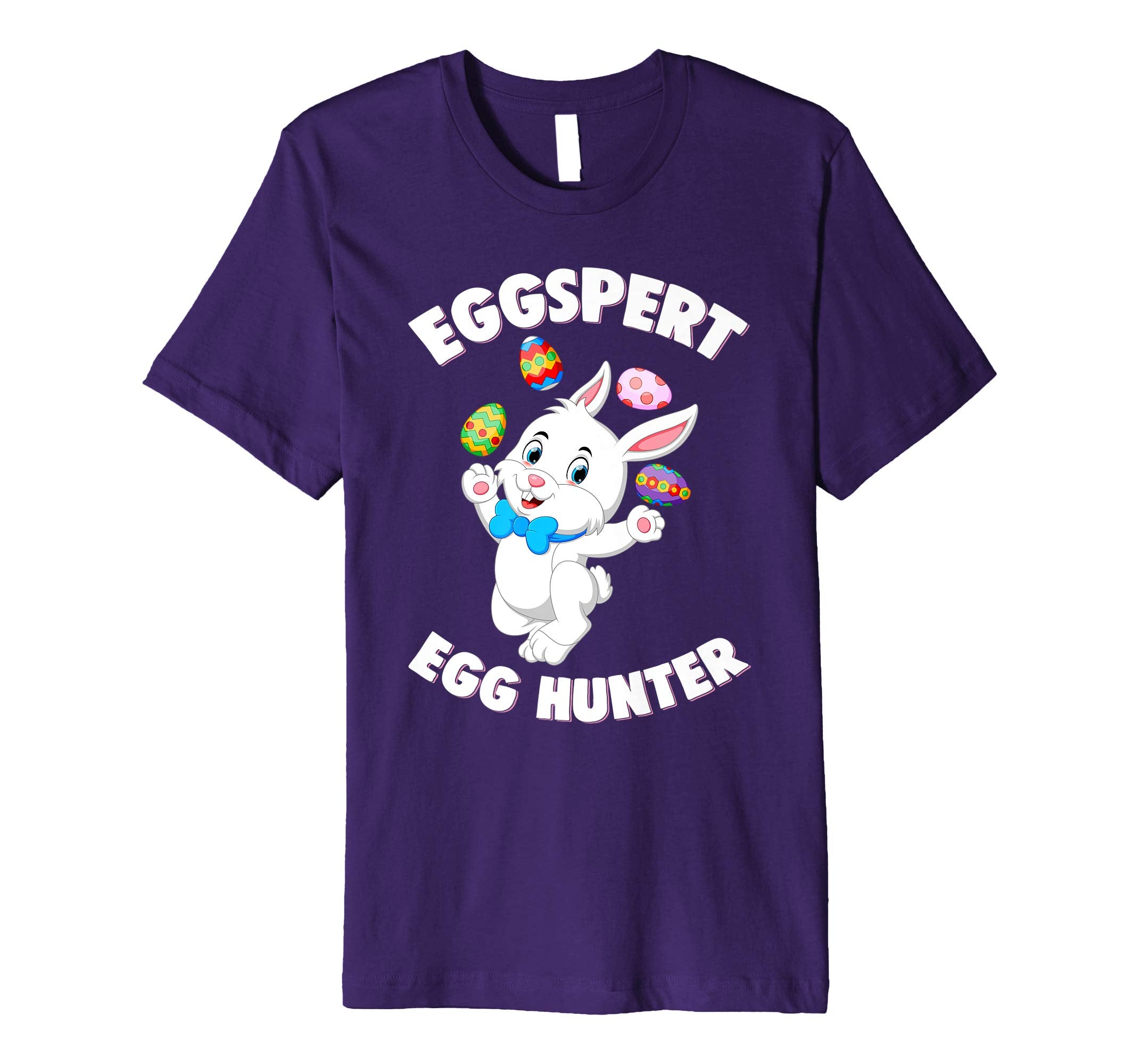 Eggspert Egg Hunter Happy Easter Kids Boys Girls T Shirt